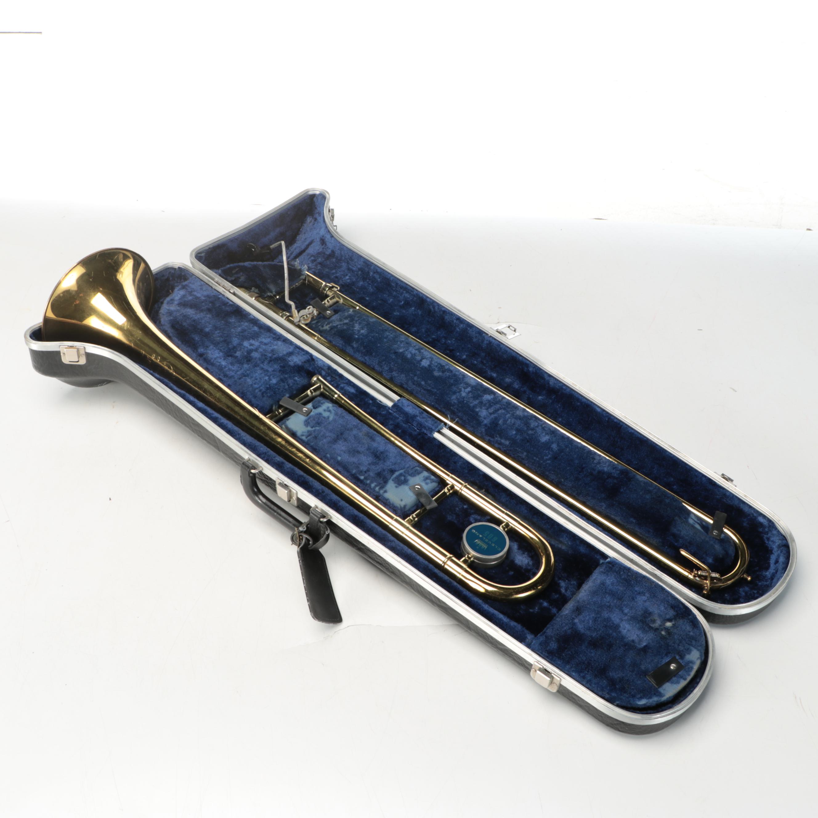 King Cleveland 605 Lacquered Trombone with Straight Mute and Hardshell Case