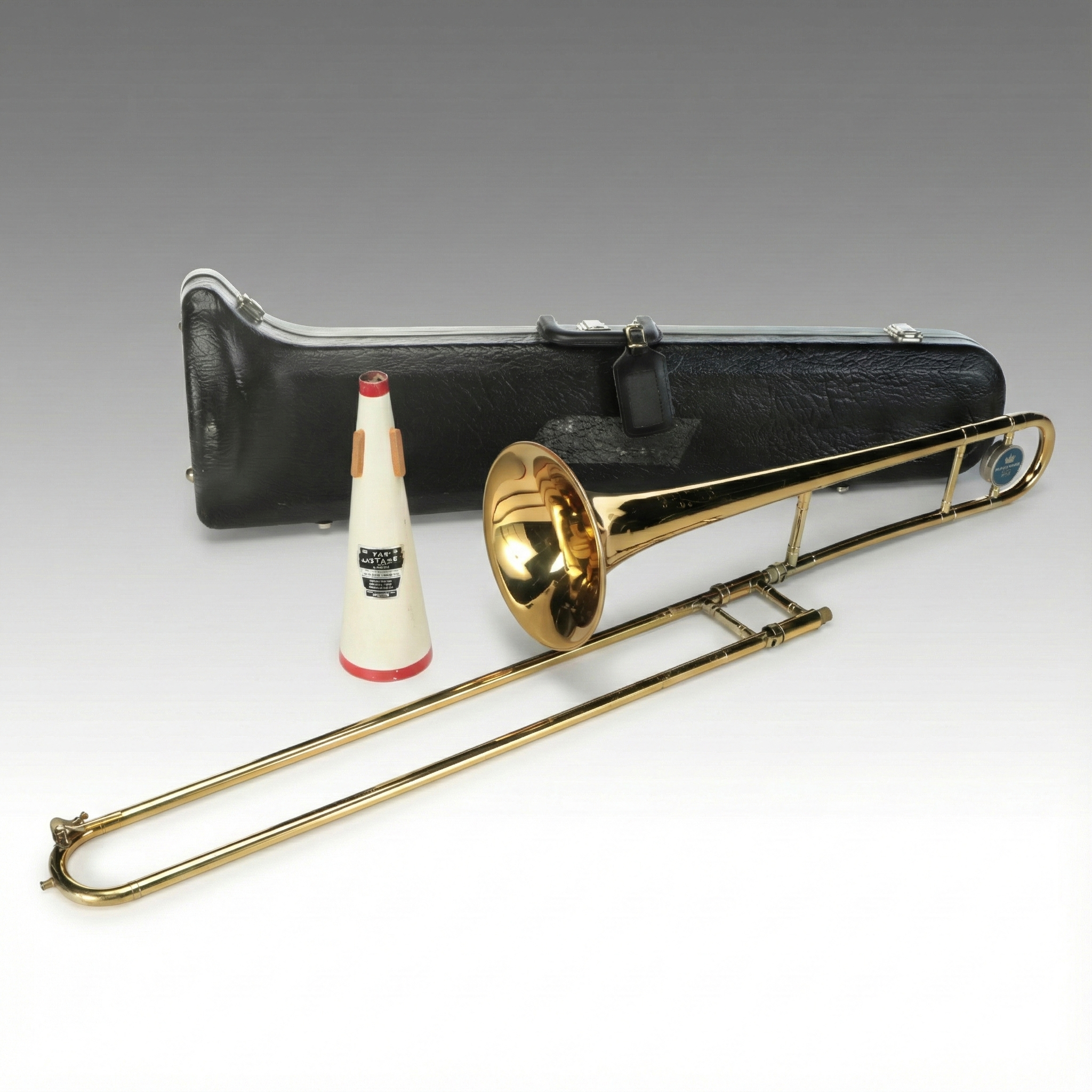 King Cleveland 605 Lacquered Trombone with Straight Mute and Hardshell Case