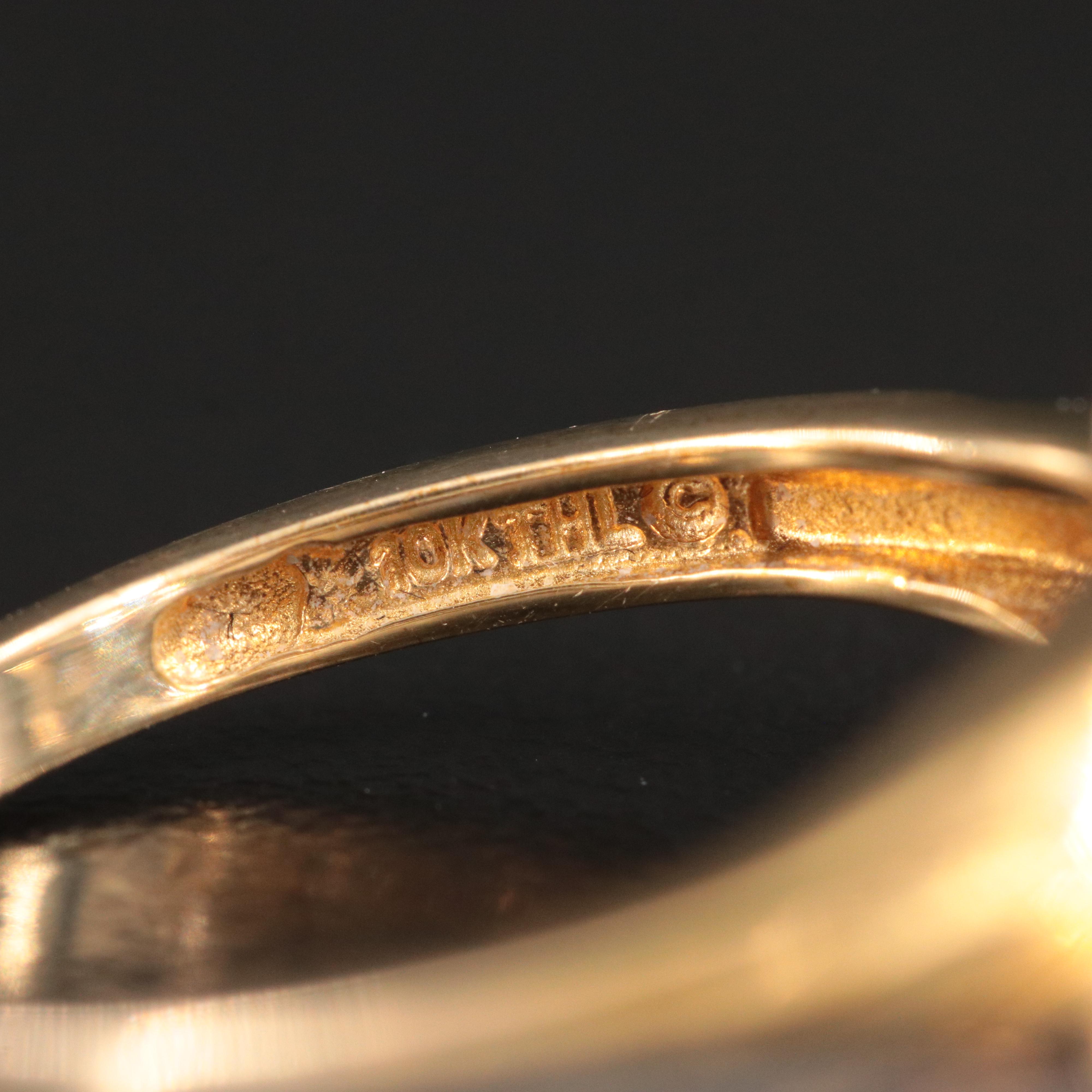 10K Mystic Topaz and Diamond Ring