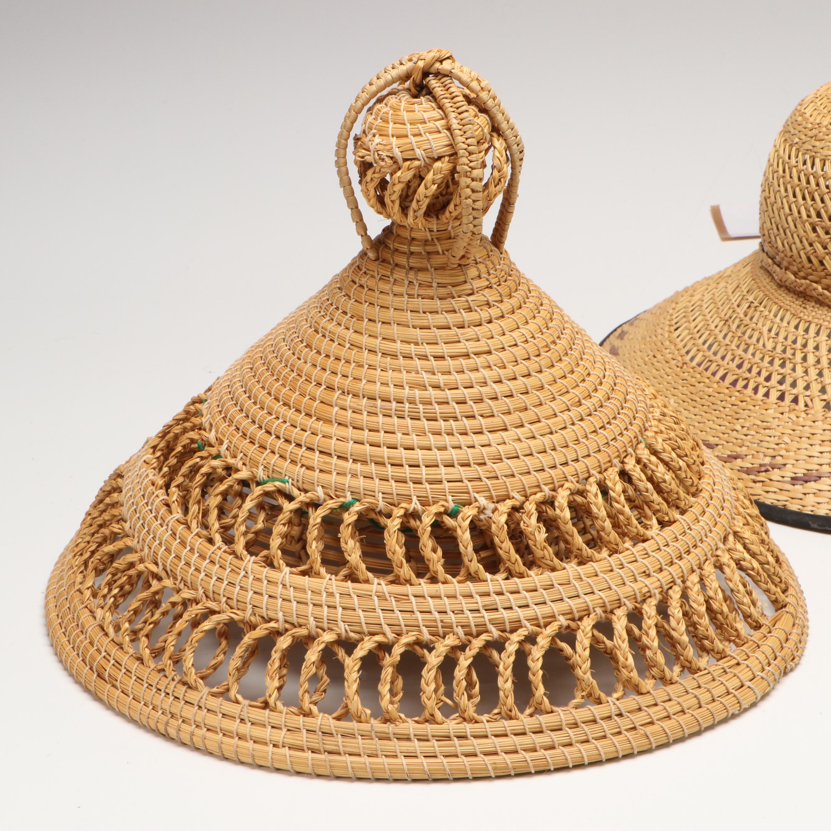 South African Lesotho Handwoven Plant Fiber Hats