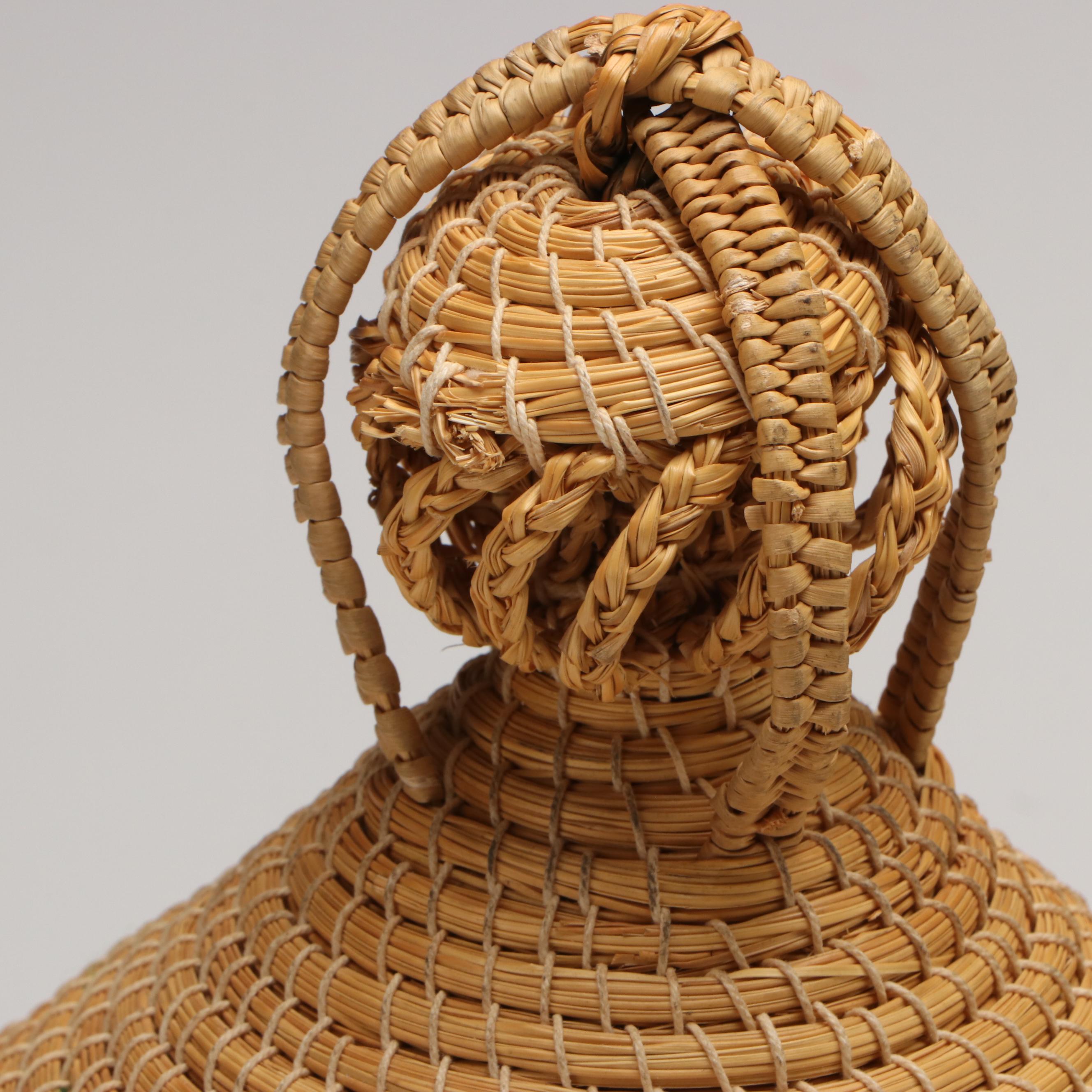 South African Lesotho Handwoven Plant Fiber Hats