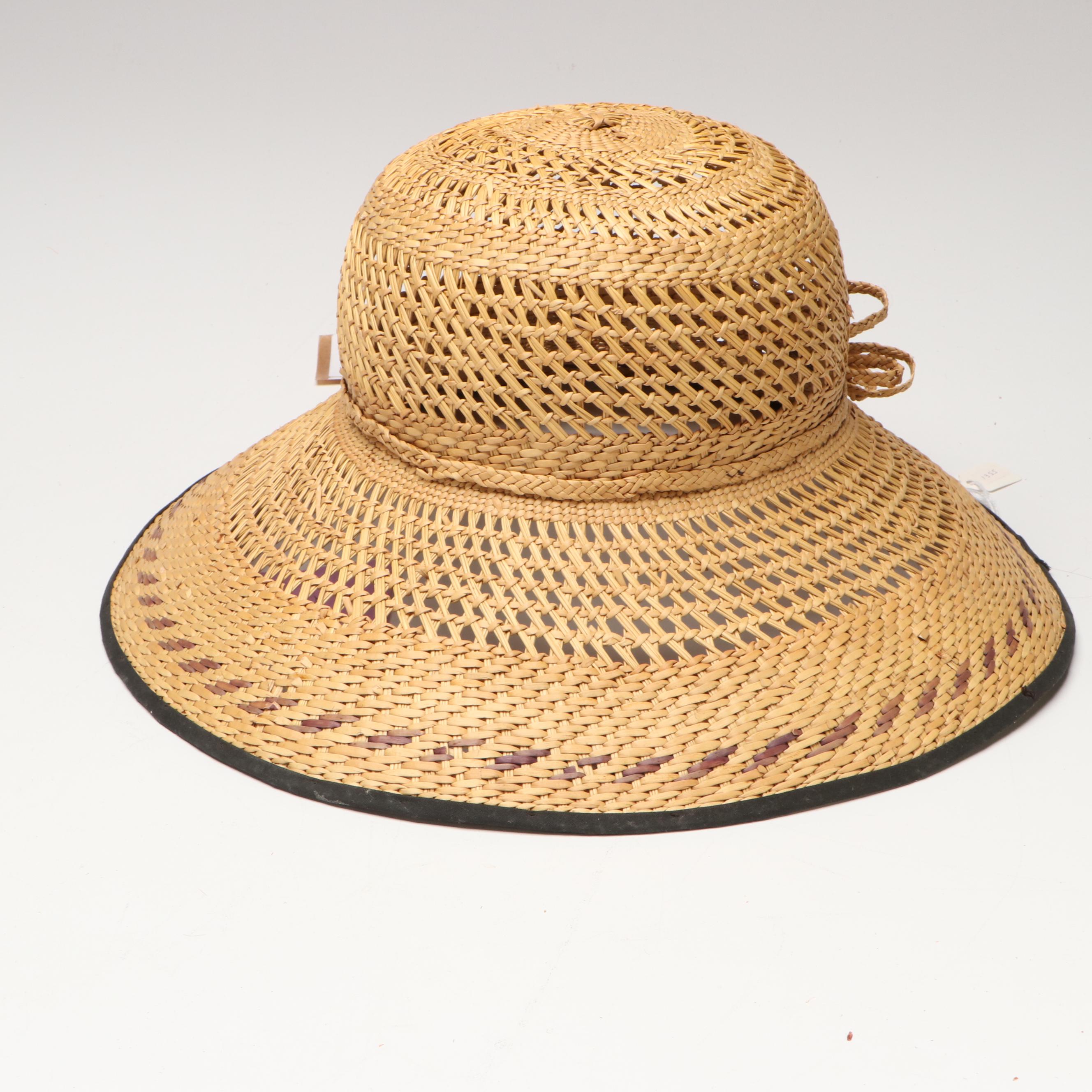 South African Lesotho Handwoven Plant Fiber Hats