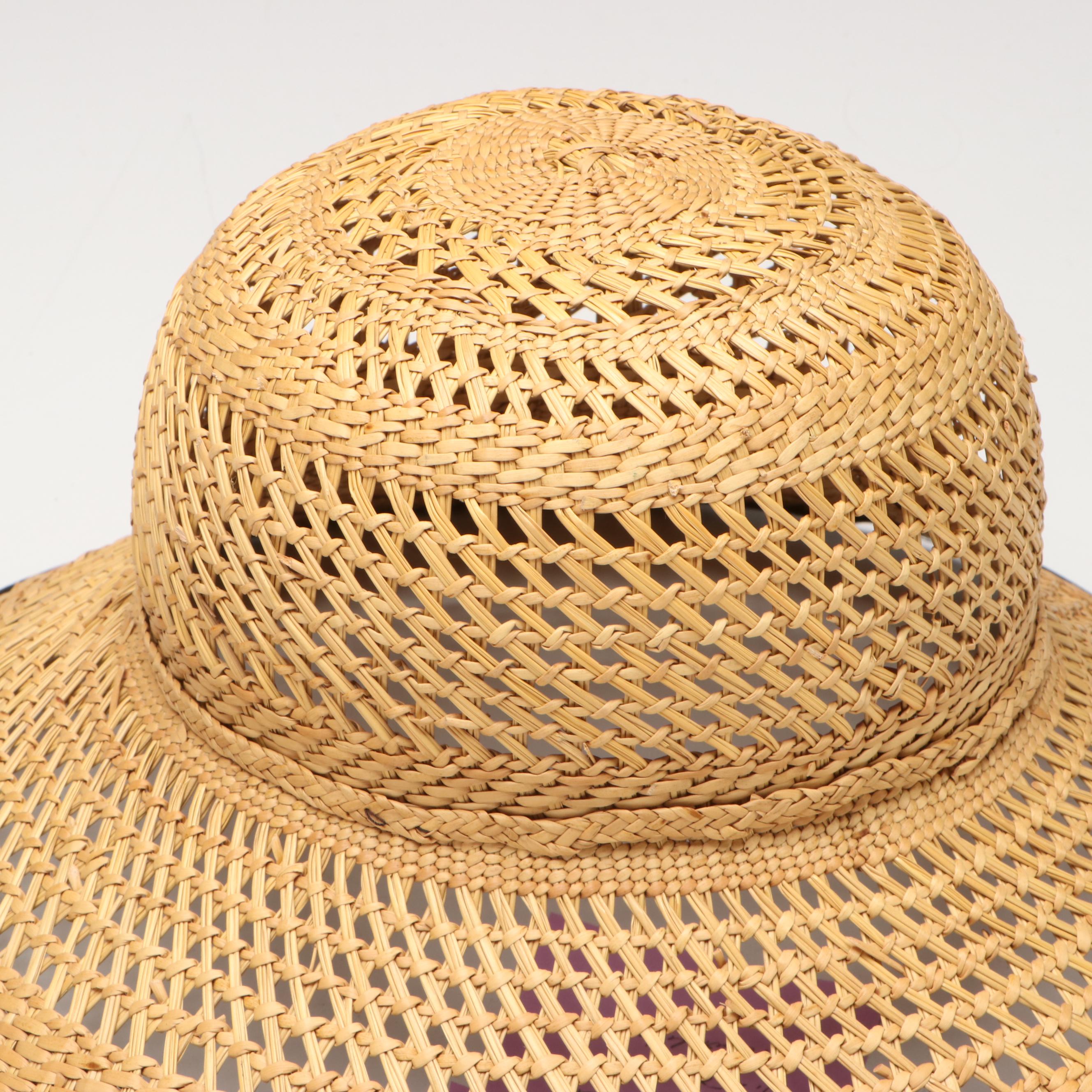 South African Lesotho Handwoven Plant Fiber Hats