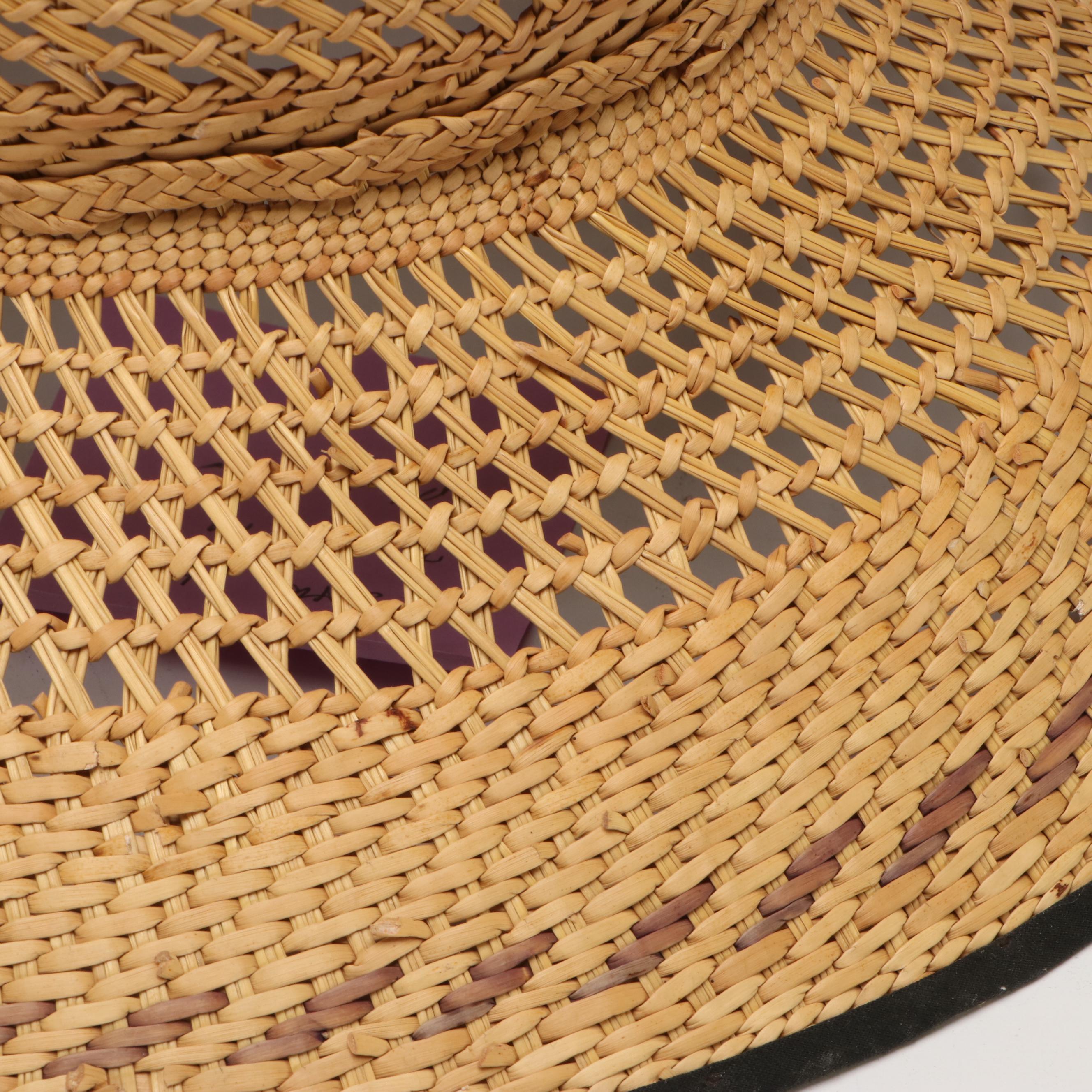 South African Lesotho Handwoven Plant Fiber Hats