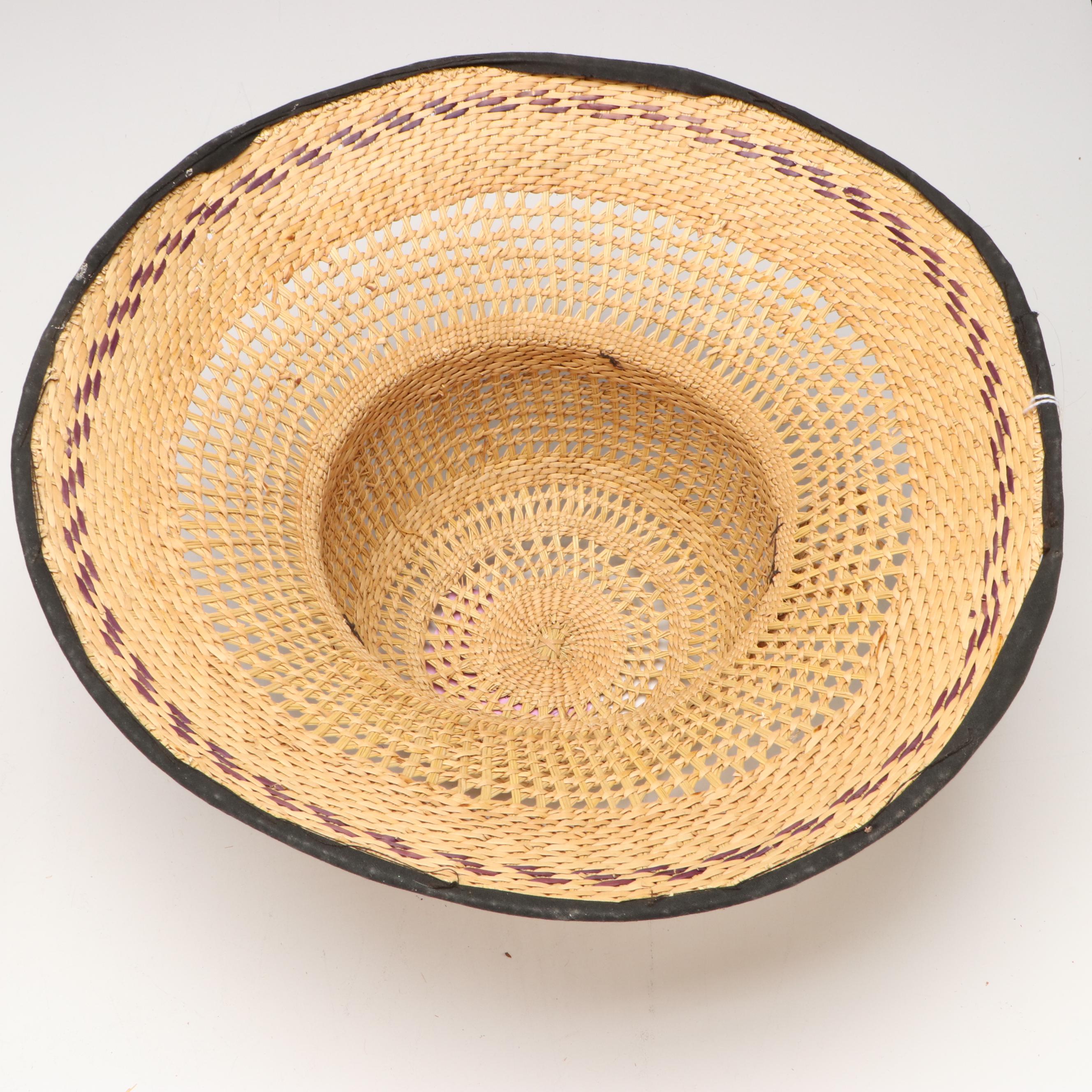 South African Lesotho Handwoven Plant Fiber Hats