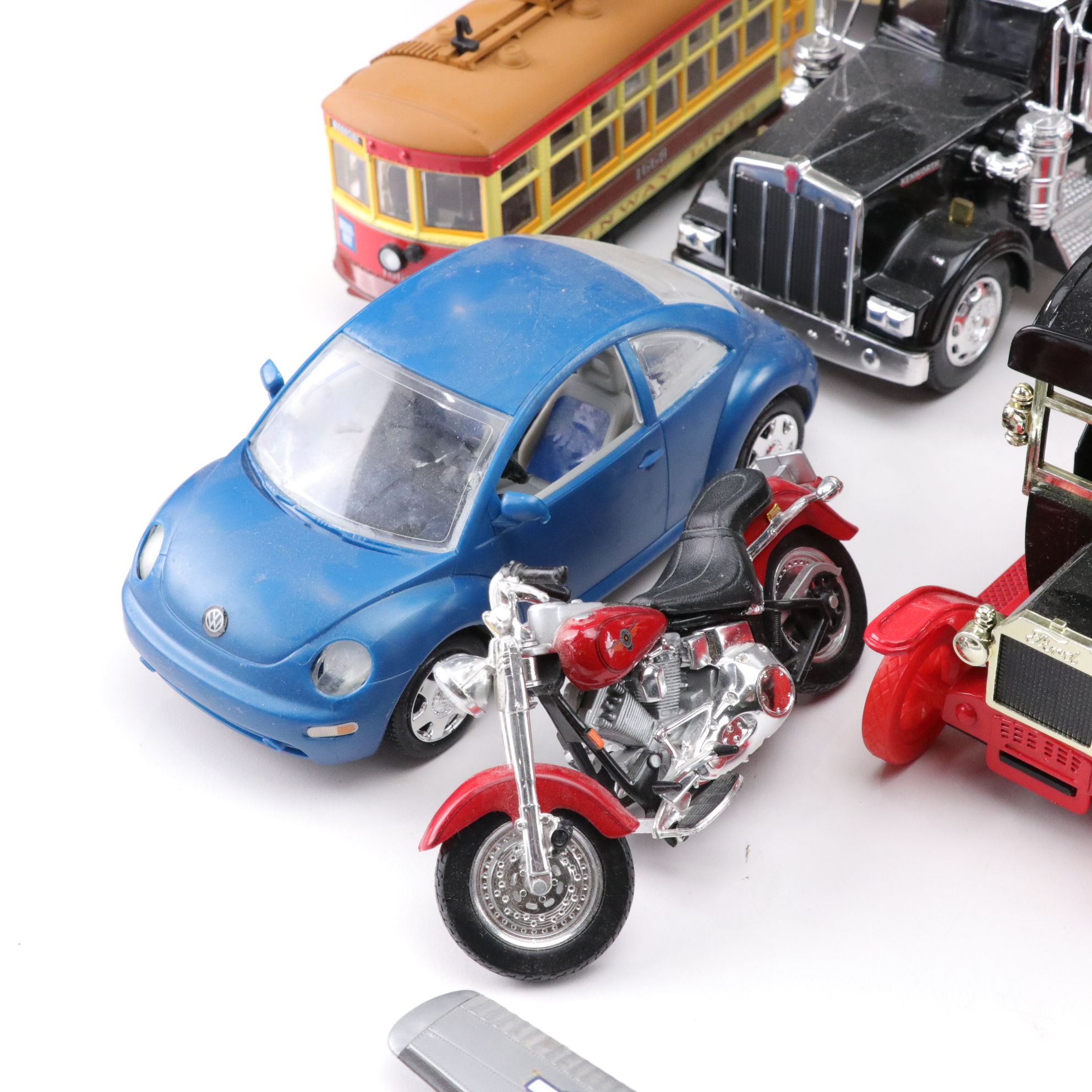 Fire Engine, Semi Trucks, Ambulance & Other Toy Vehicle Collection