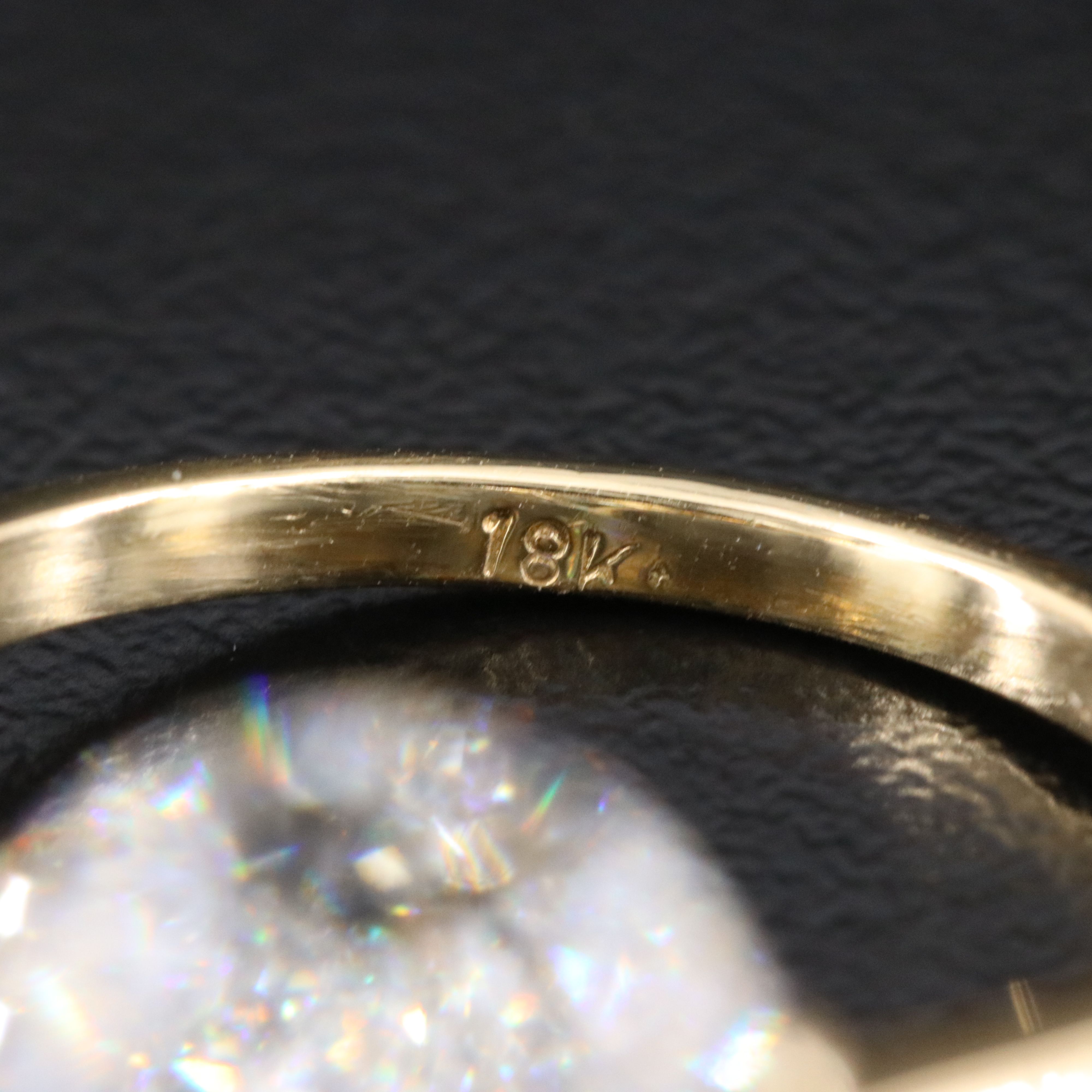 18K 8.38 CT Lab Grown Diamond Solitaire Ring with IGI Report