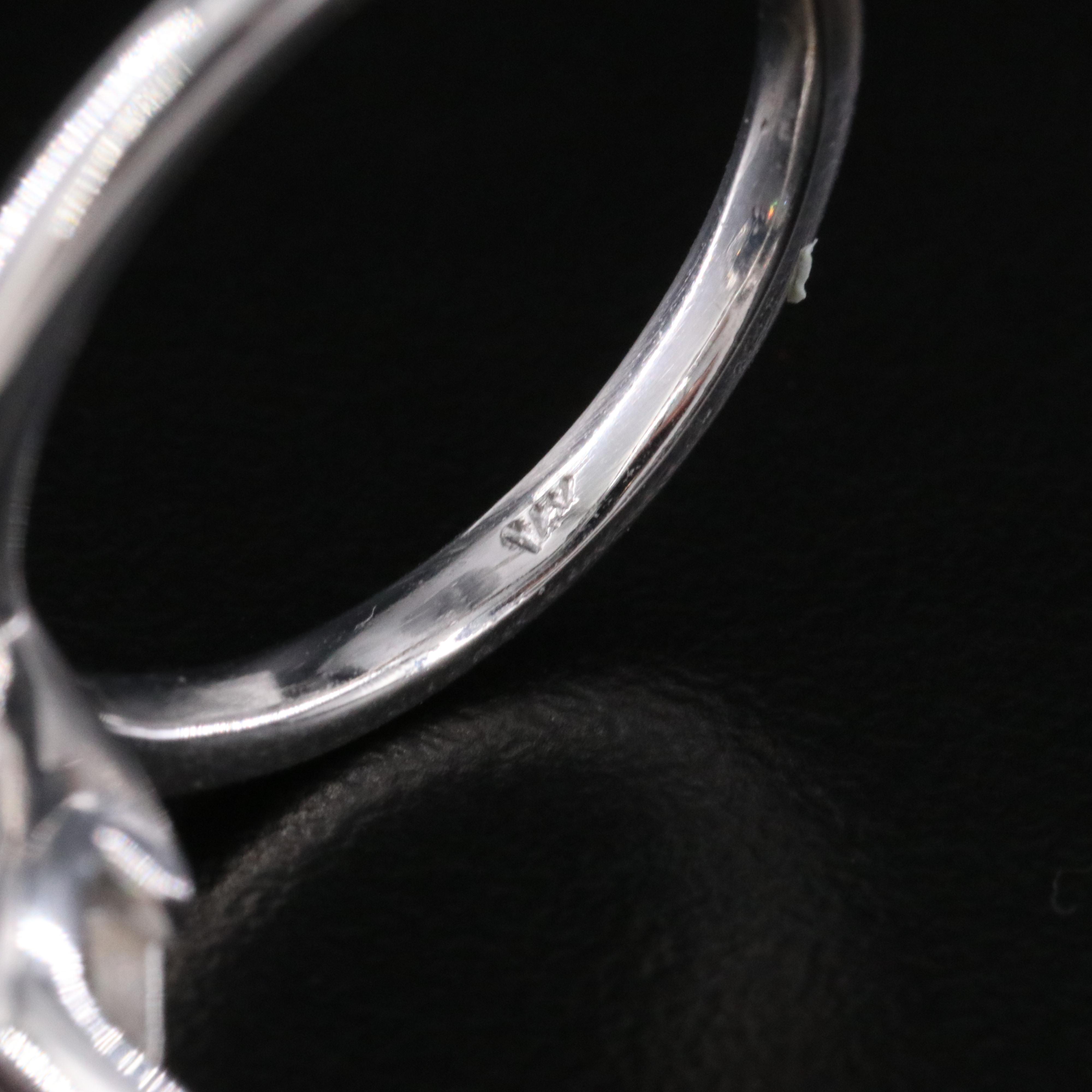 14K 6.69 CT Lab Grown Diamond Solitaire Ring with IGI Report