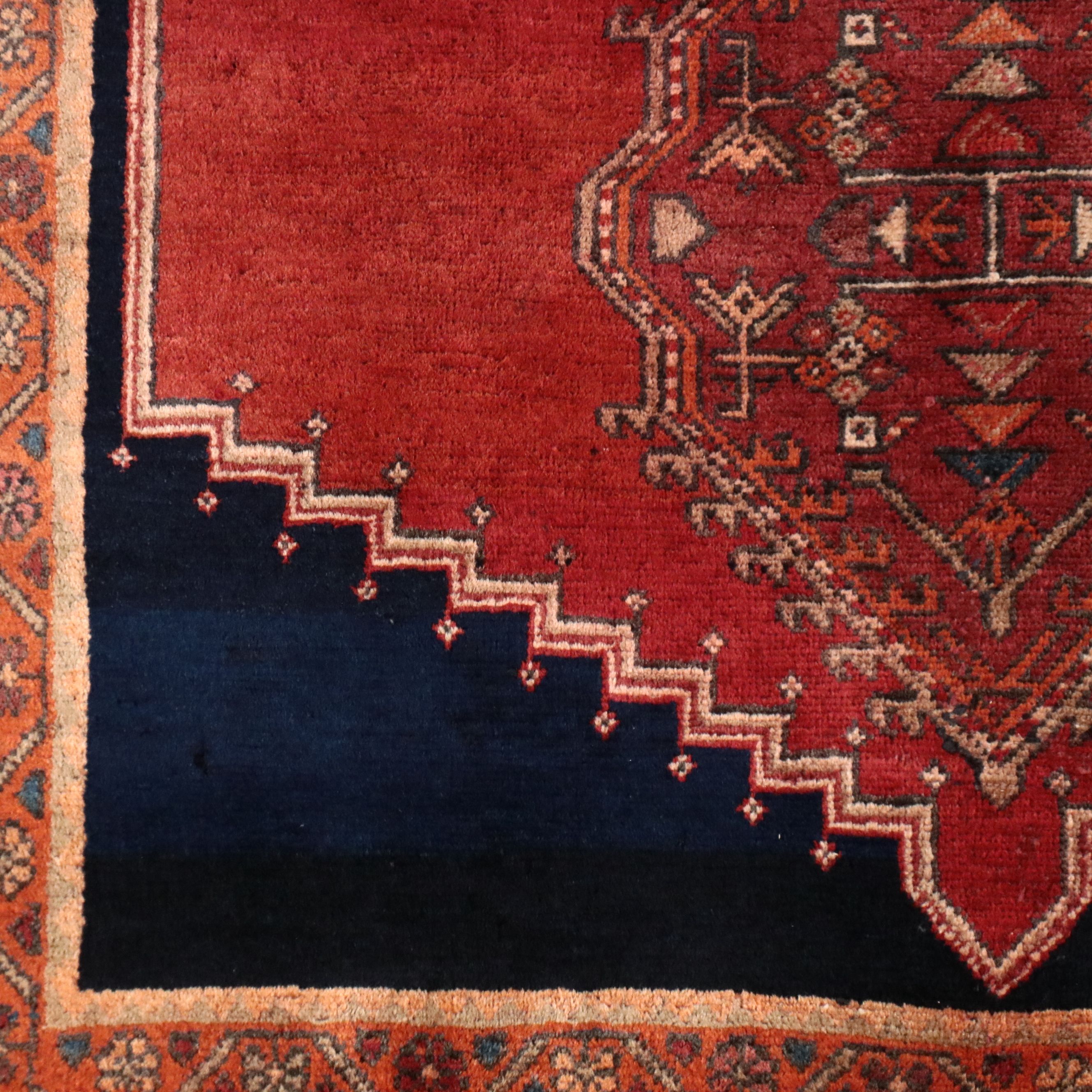 4' x 7'1 Hand-Knotted Persian Lurs Area Rug