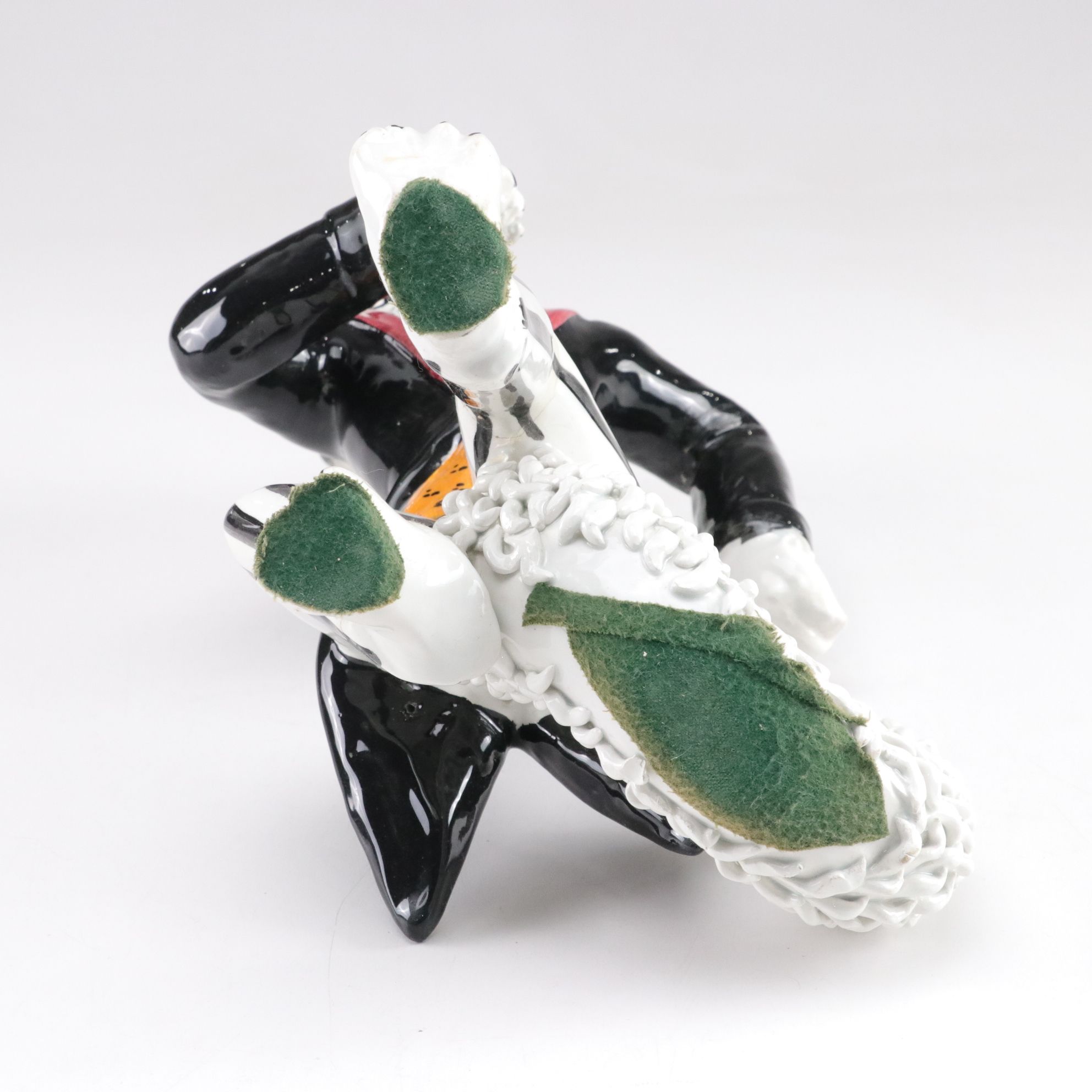 Mid-Century Italian Ceramic Spaghetti Cat Figurines