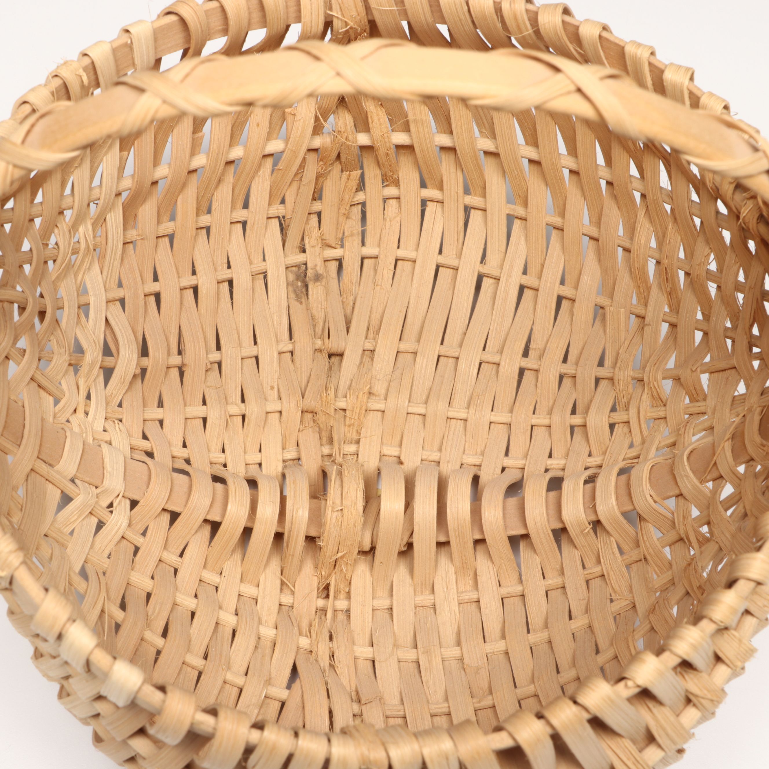 Peggy Powell with Other White Oak Splint Handled Basket