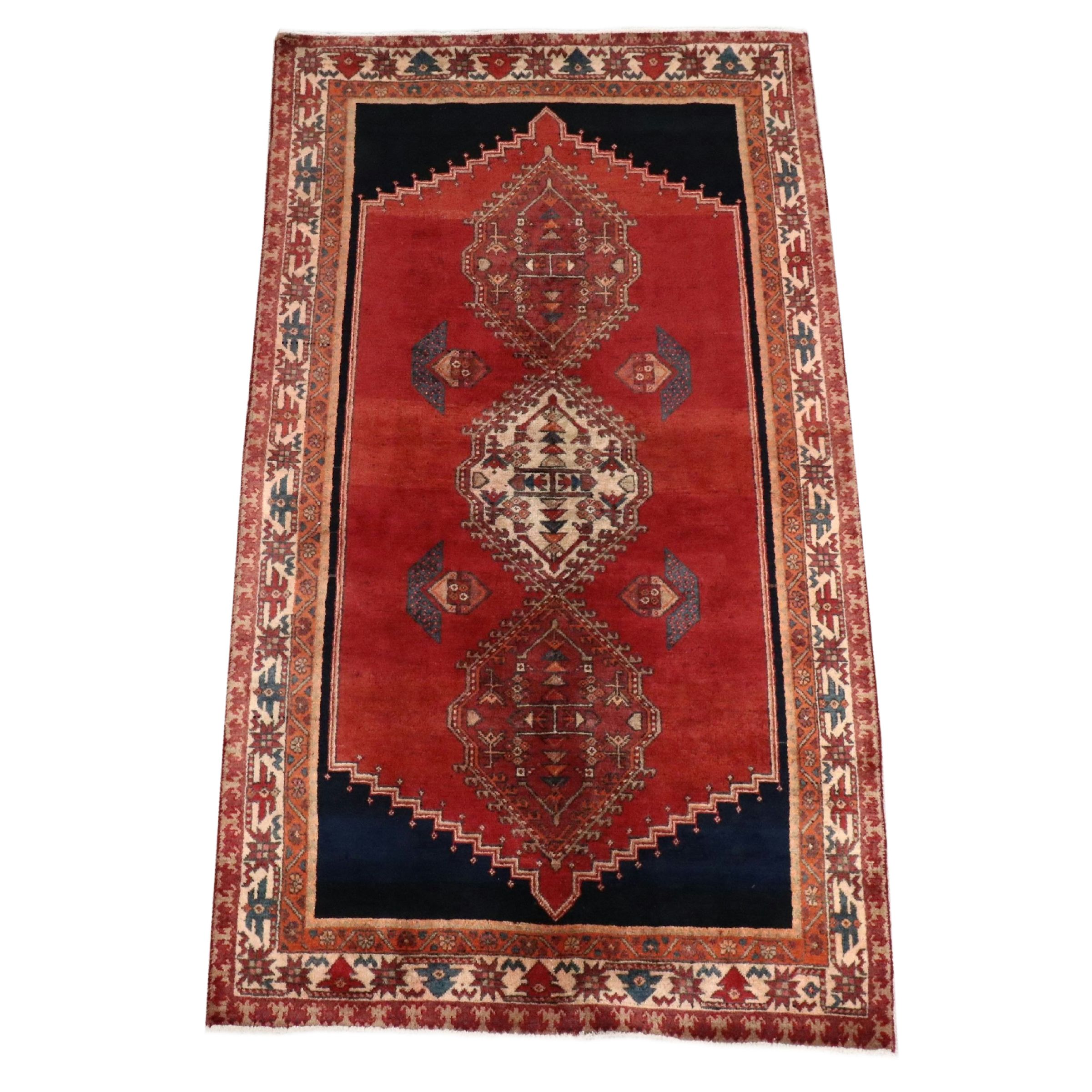 4' x 7'1 Hand-Knotted Persian Lurs Area Rug