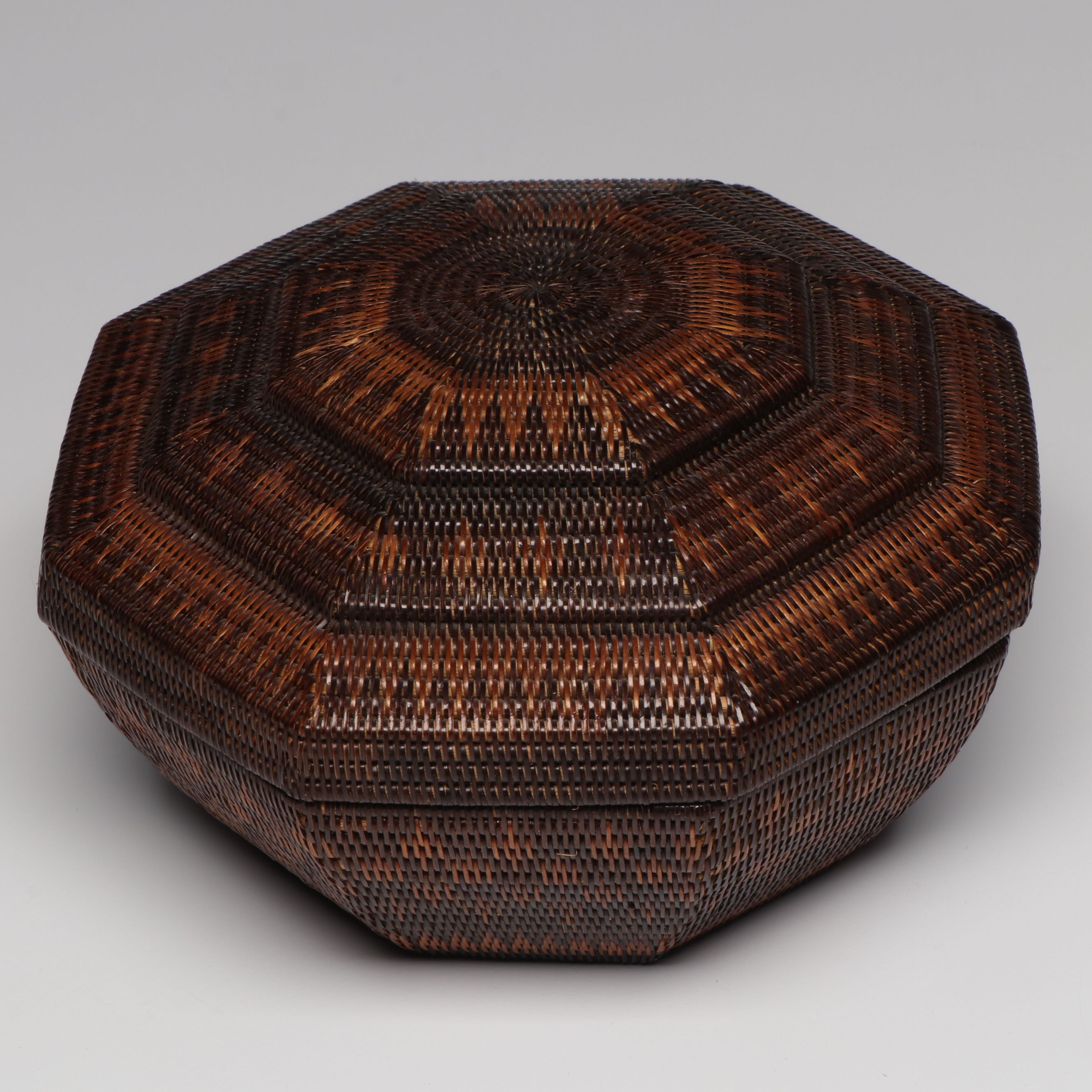 Thai Yan Lipao Fern and Natural Dye Baskets and Betel Set