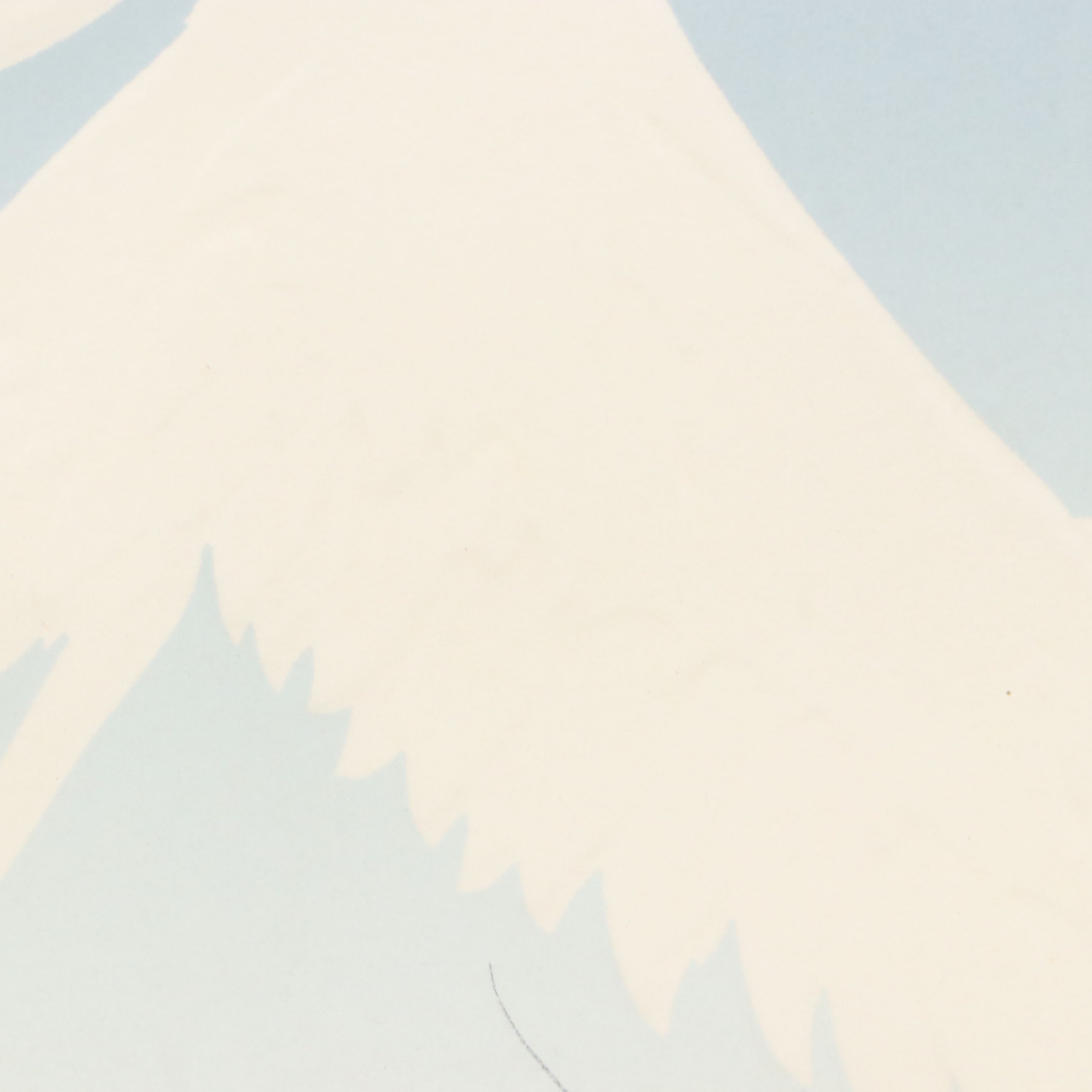 David Allgood Embossed Serigraph "Herons," 1983