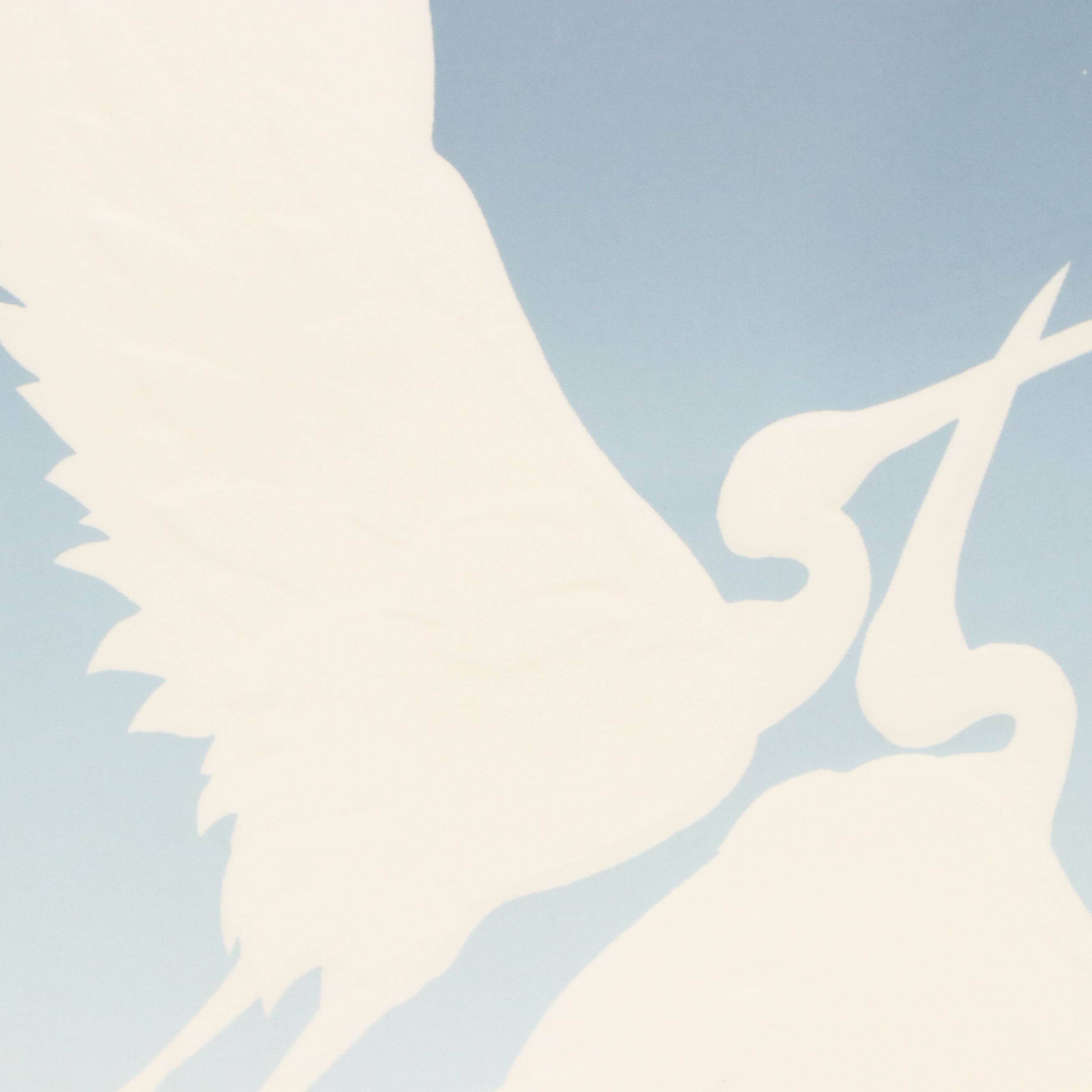 David Allgood Embossed Serigraph "Herons," 1983