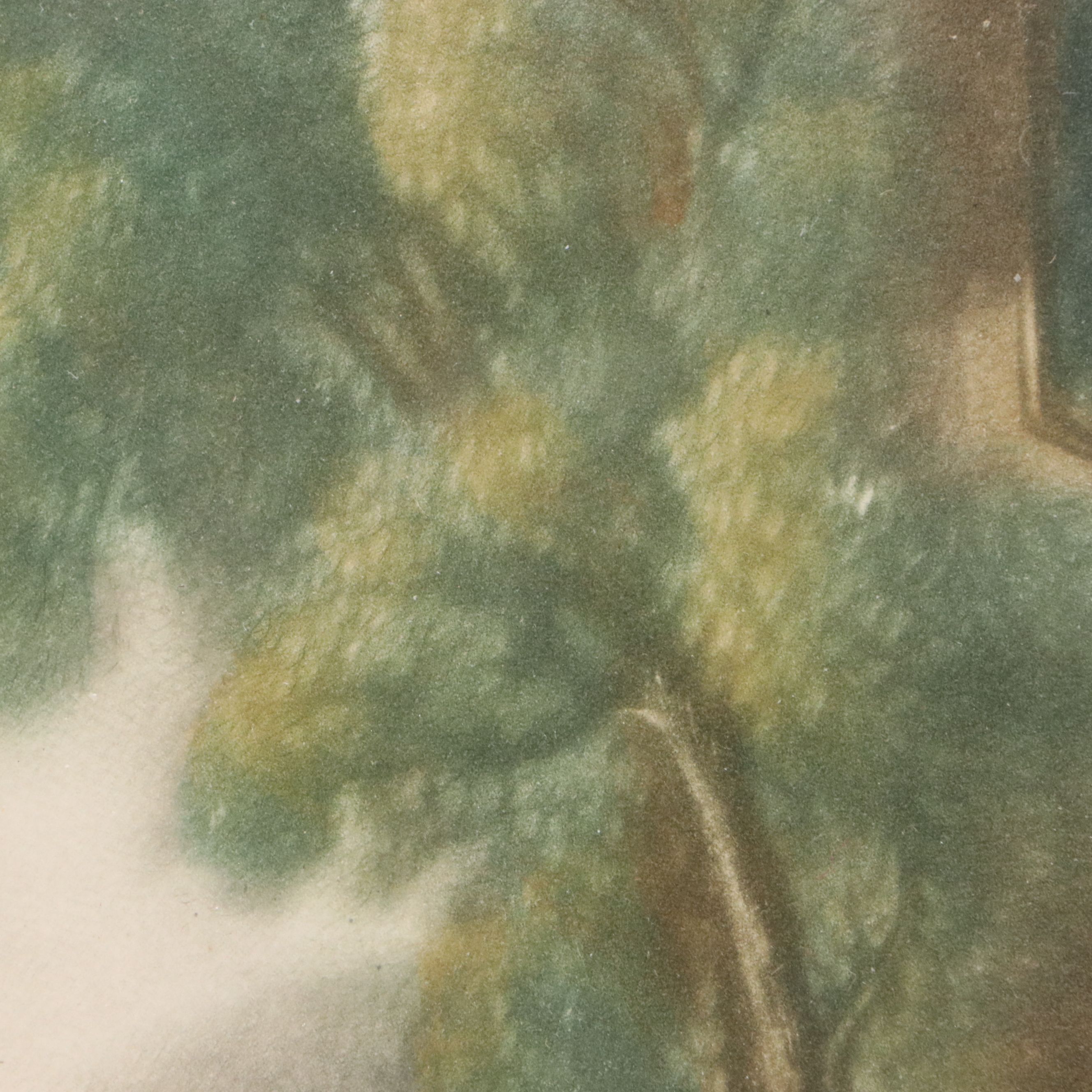 Lionel Ewart Mezzotint After F. Wheatley "Preparing for Market," Early 20th C.