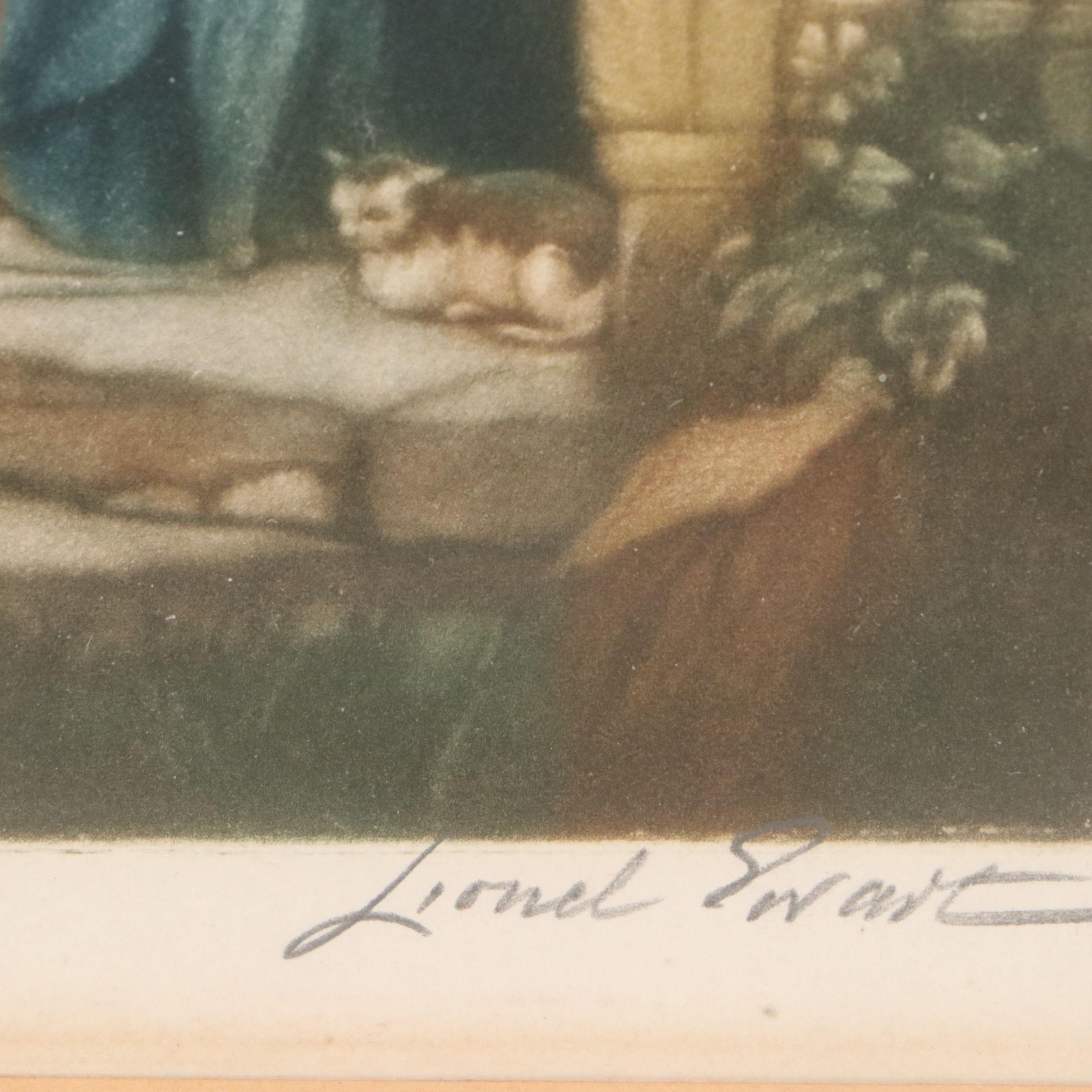 Lionel Ewart Mezzotint After F. Wheatley "Preparing for Market," Early 20th C.