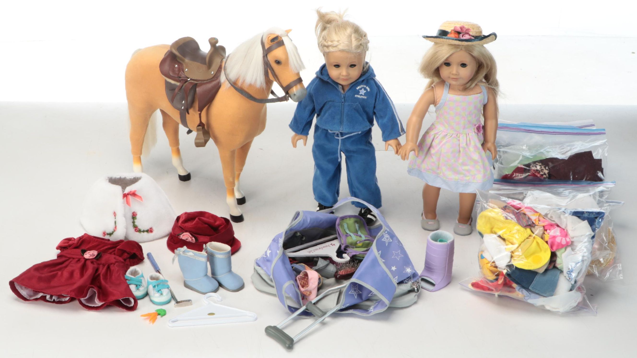 Pleasant Company American Girl Dolls, Horse and Accessories