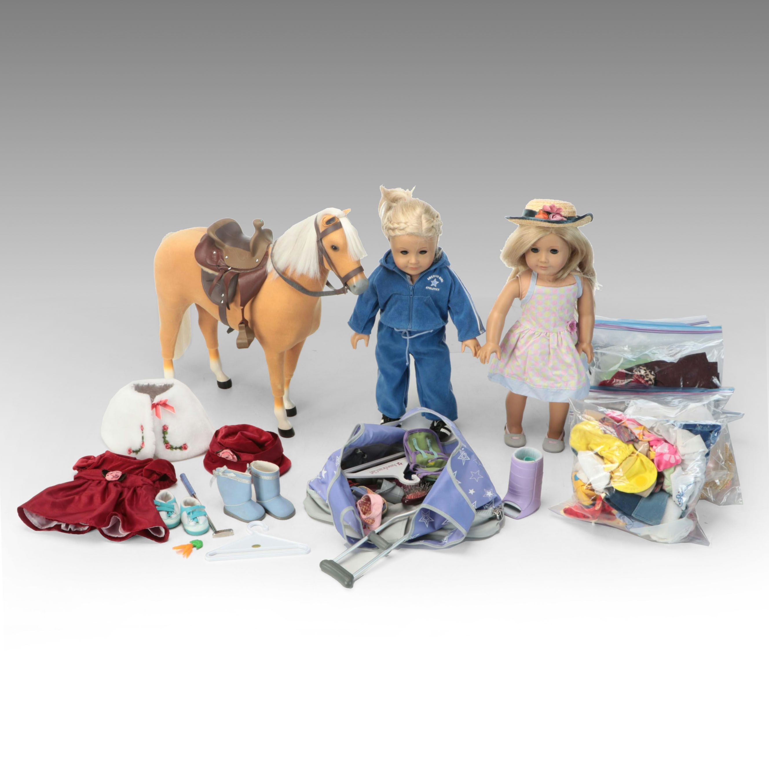 Pleasant Company American Girl Dolls, Horse and Accessories