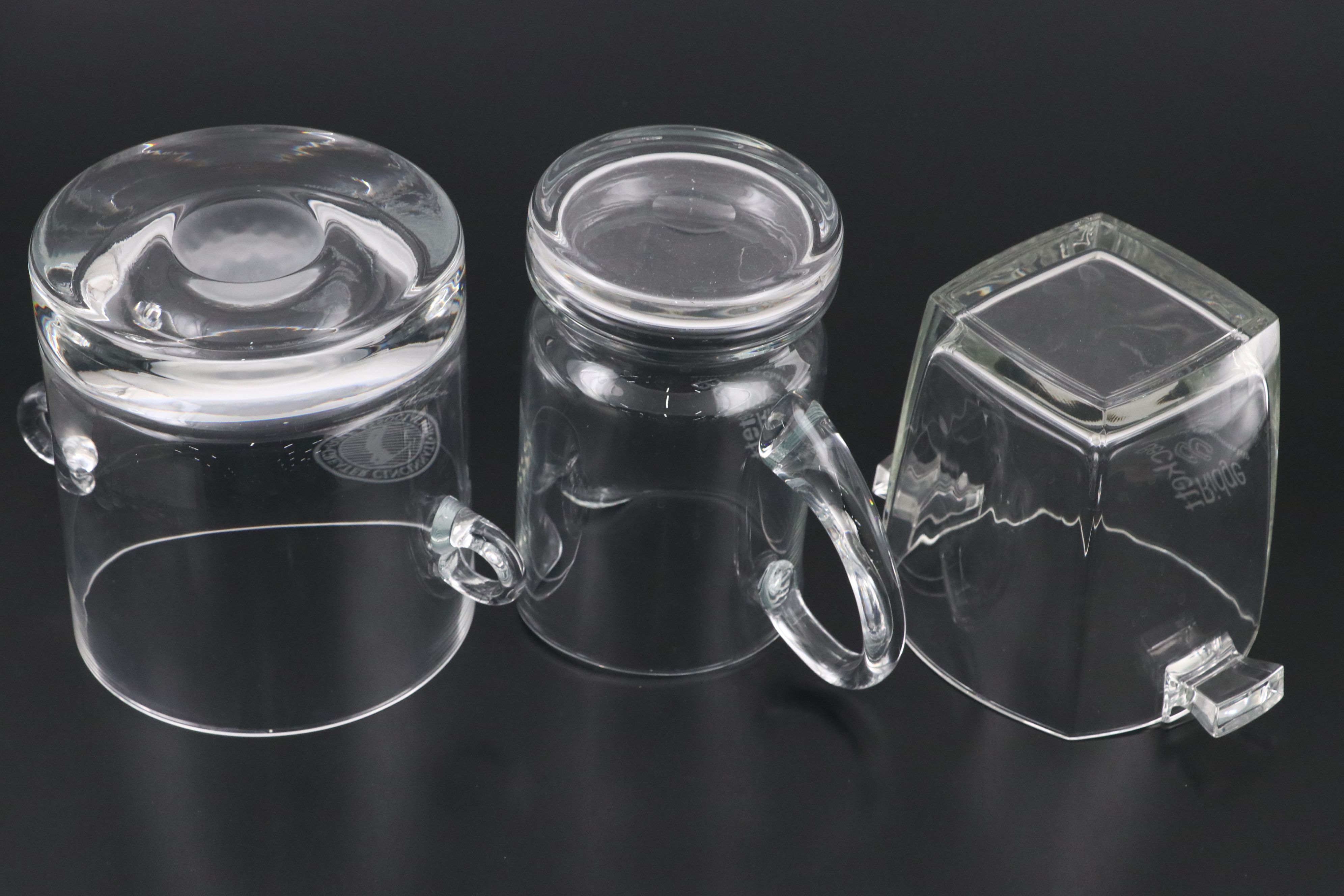 Greater Cincinnati Golf Association Glass Jar with Decanters and Etched Glasses