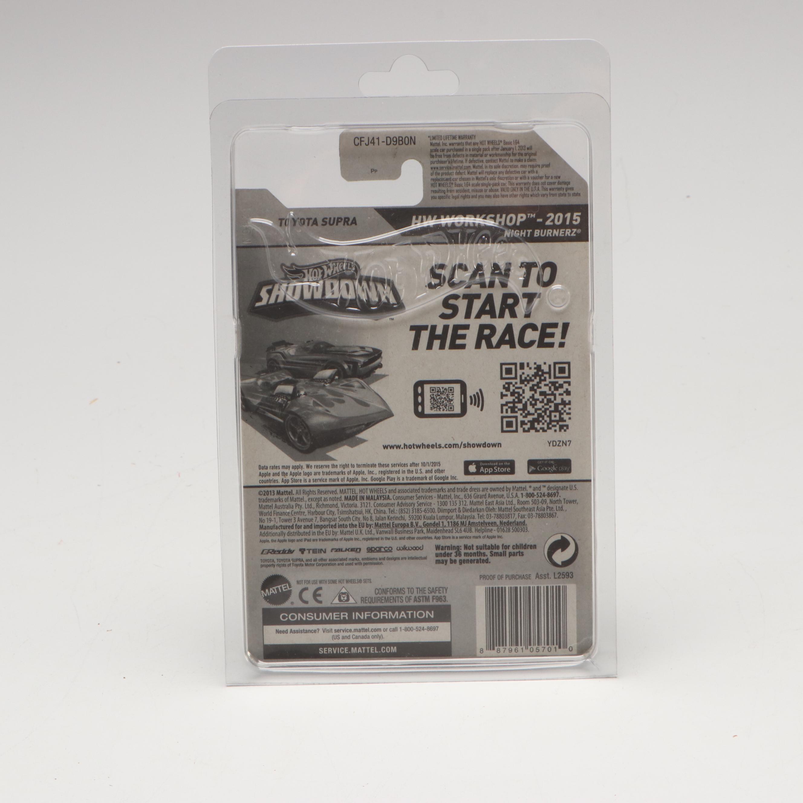 Hot Wheels "Toyota Supra" HW Workshop Toy Car, 2013