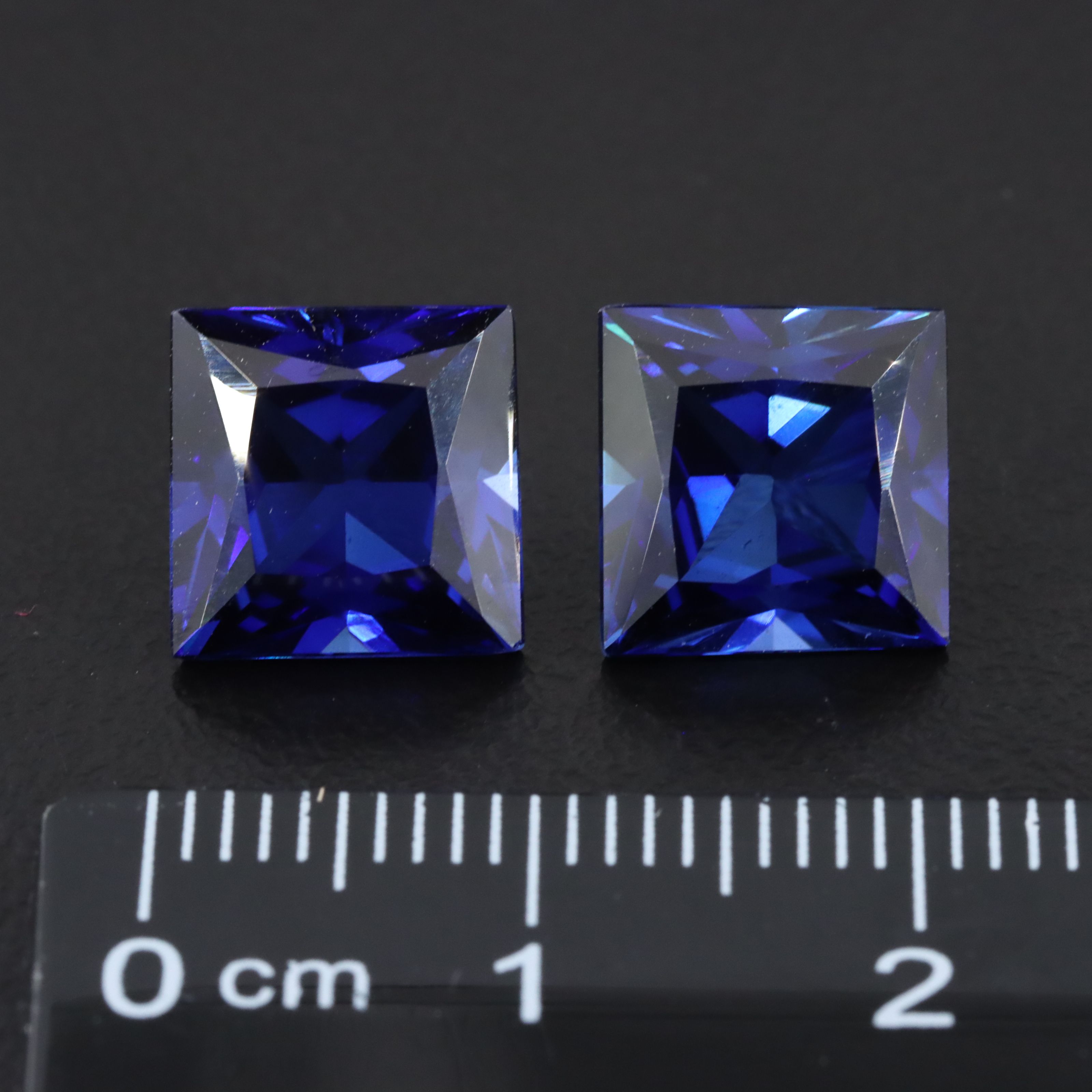 Loose 10.85 CTW Matched Pair Lab Grown Sapphires