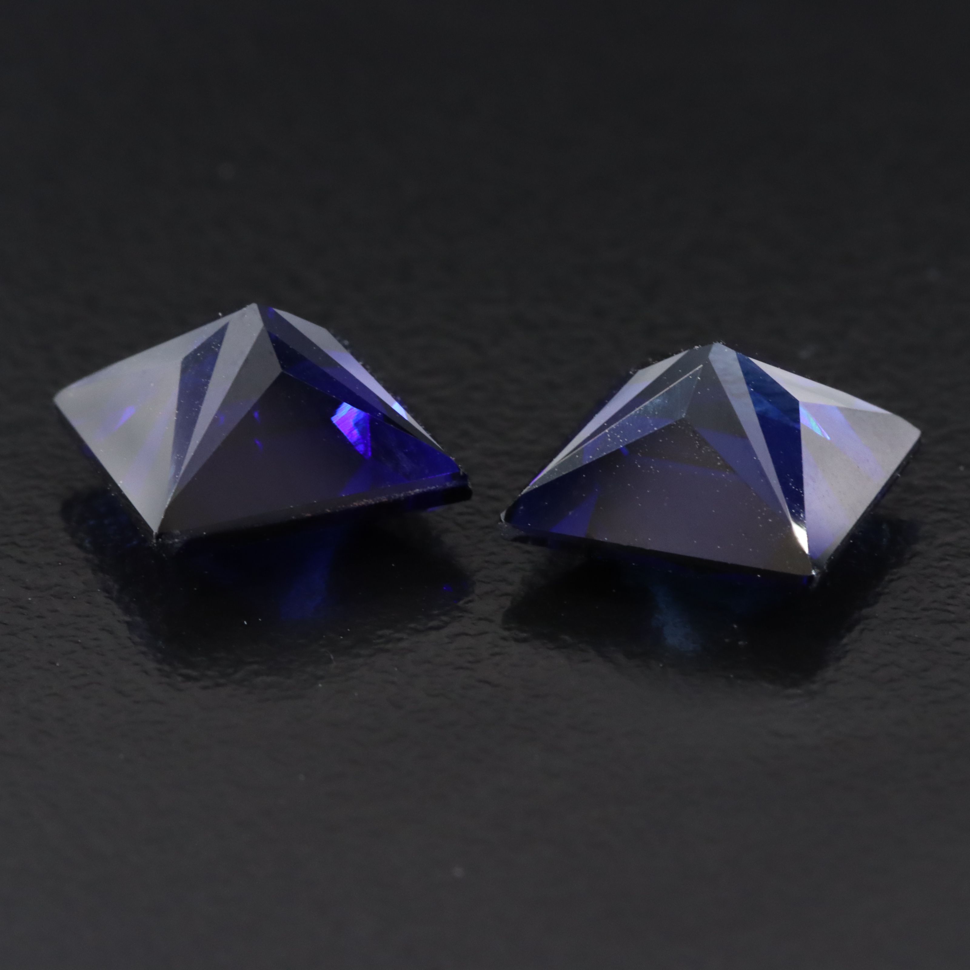 Loose 10.85 CTW Matched Pair Lab Grown Sapphires