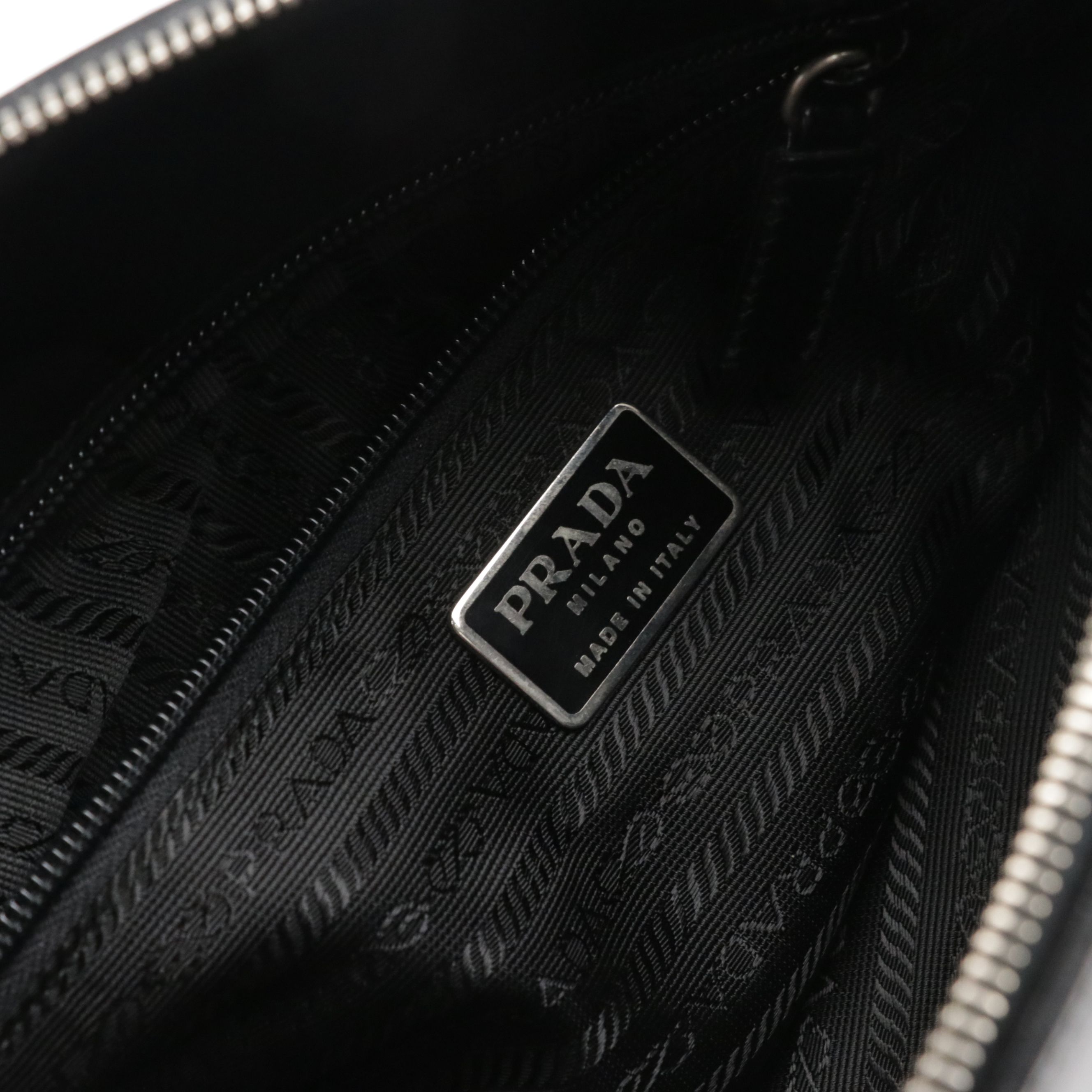 Prada Rubber Bumper Shoulder Bag B9487 in Neoprene and Calf Leather