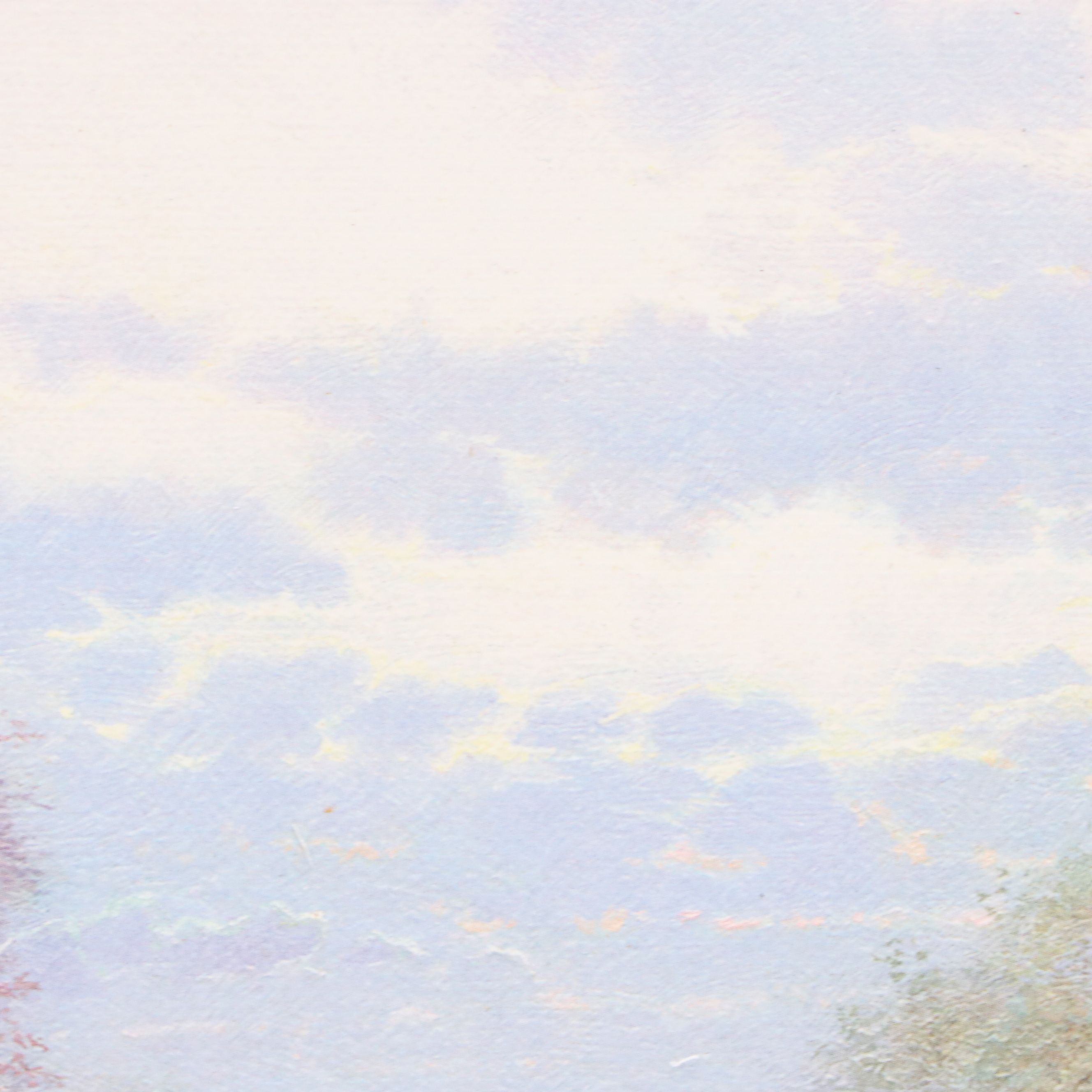 Offset Lithograph After Thomas Kinkade "Lamplight Brooke," 1998