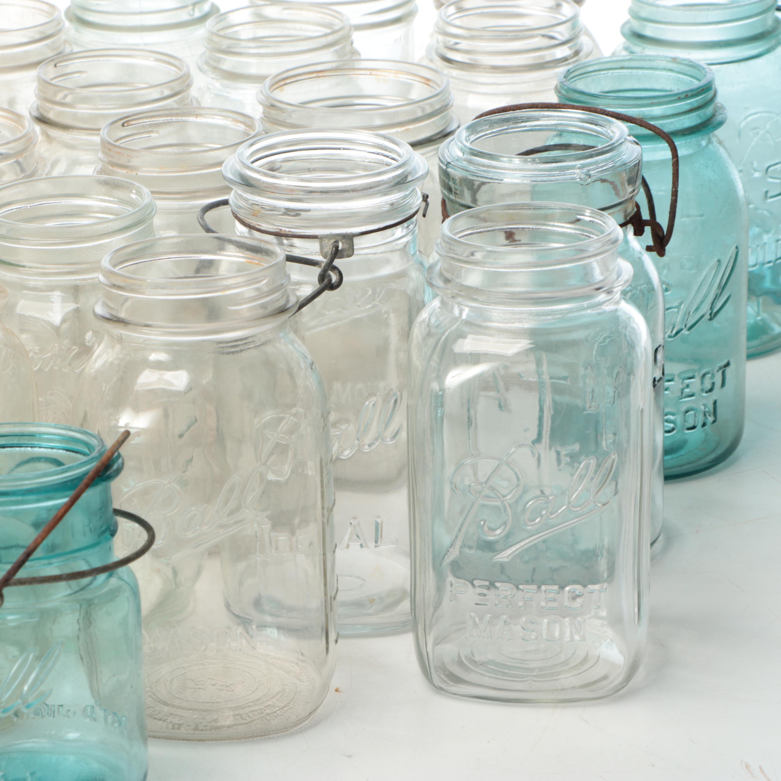 Ball, Atlas, and More Mason Canning Jars
