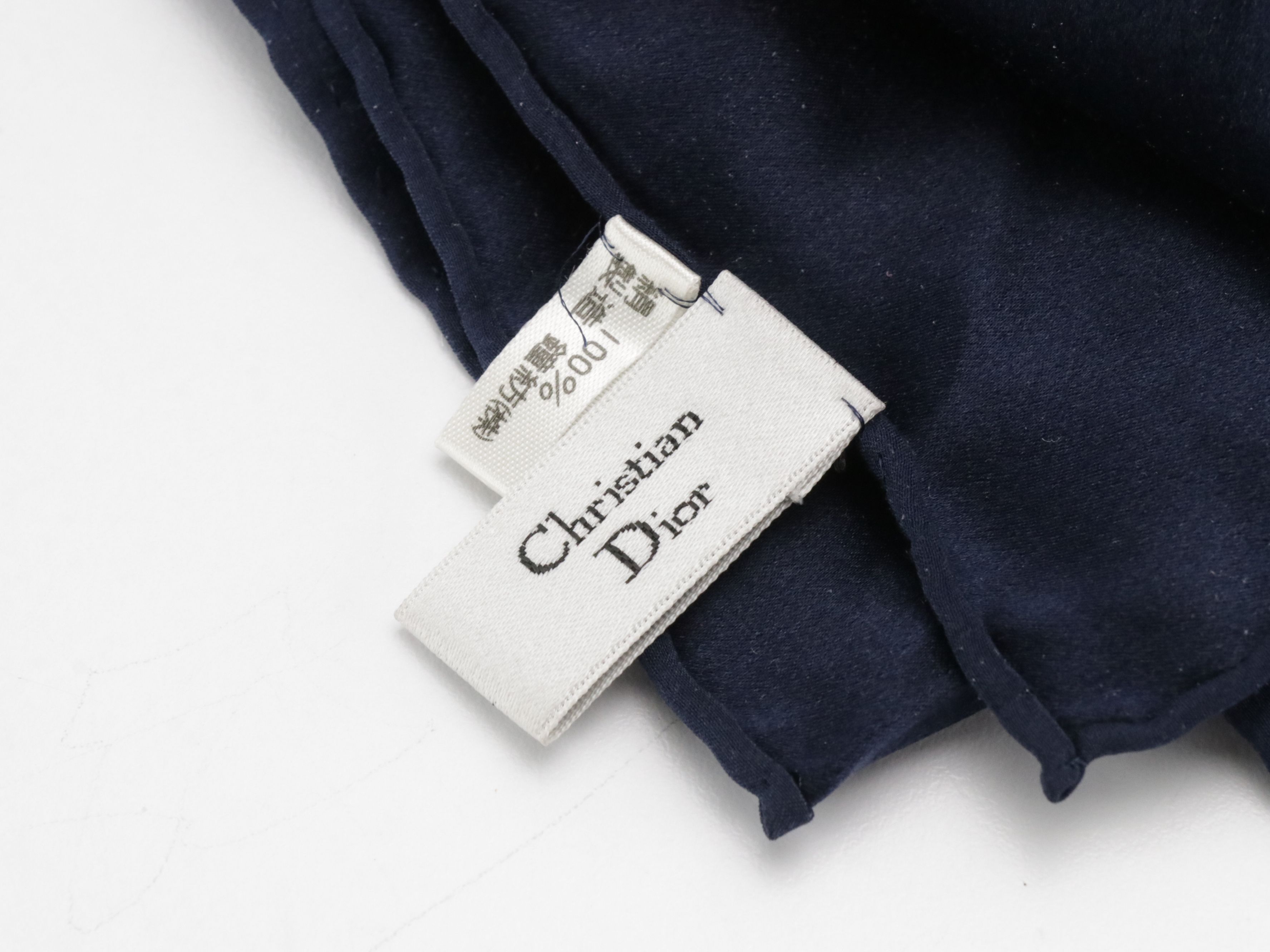 Christian Dior Bijouterie Paisley Scarf 90 in Silk