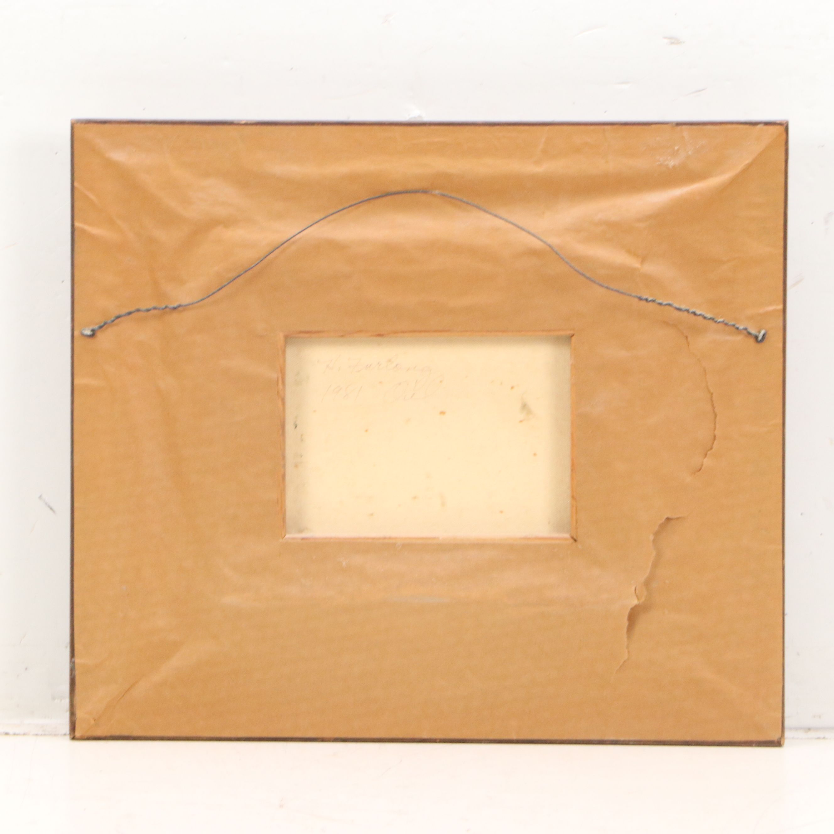 Hielene Furlong Oil Painting of Watermill, 1981