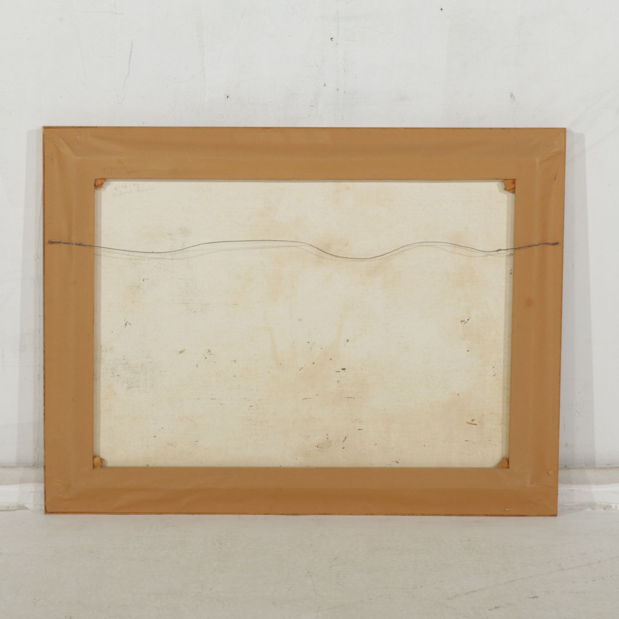 Impressionist Autumn Landscape Oil Painting "Palma Spain", 1970