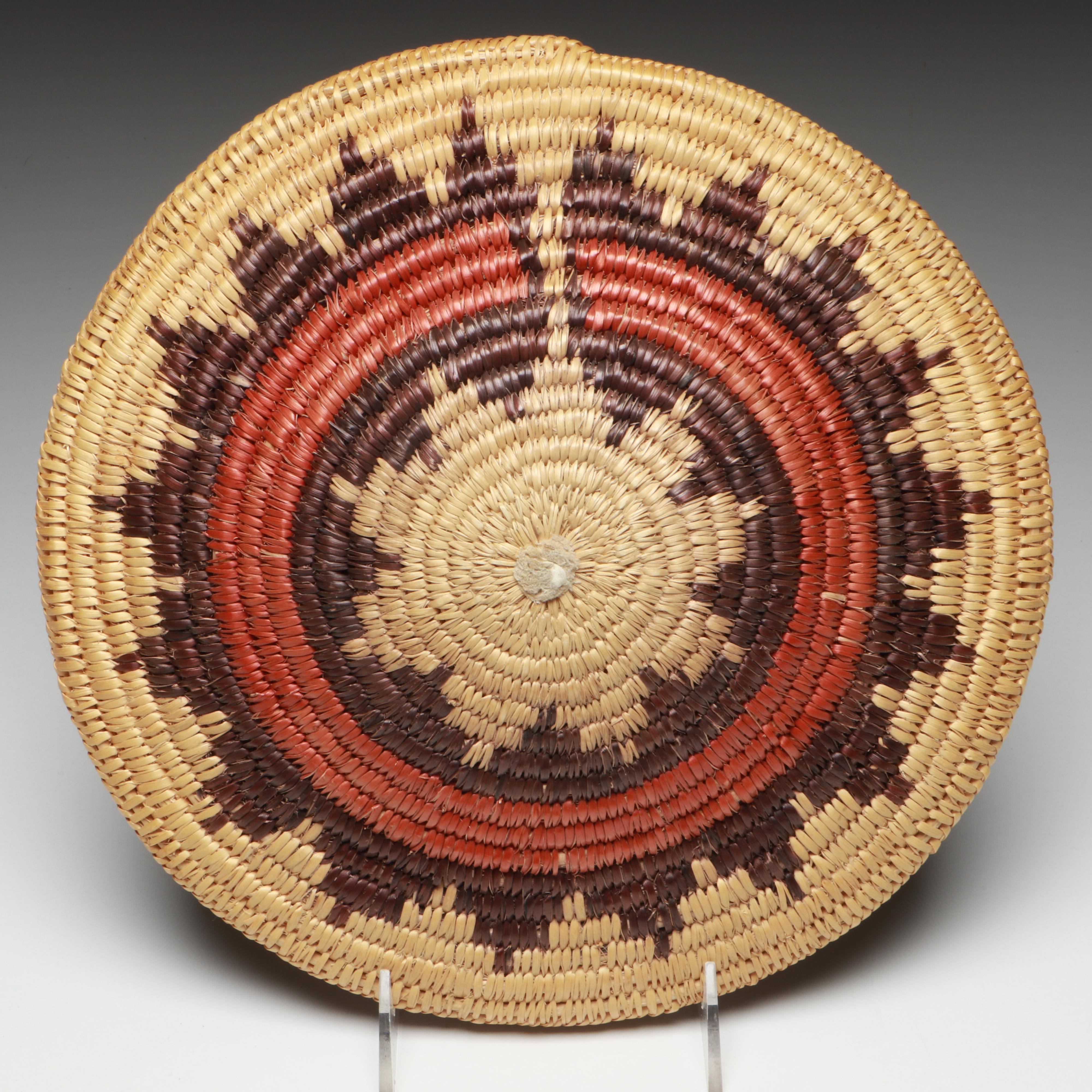 Diné (Navajo) Handwoven Wedding Basket