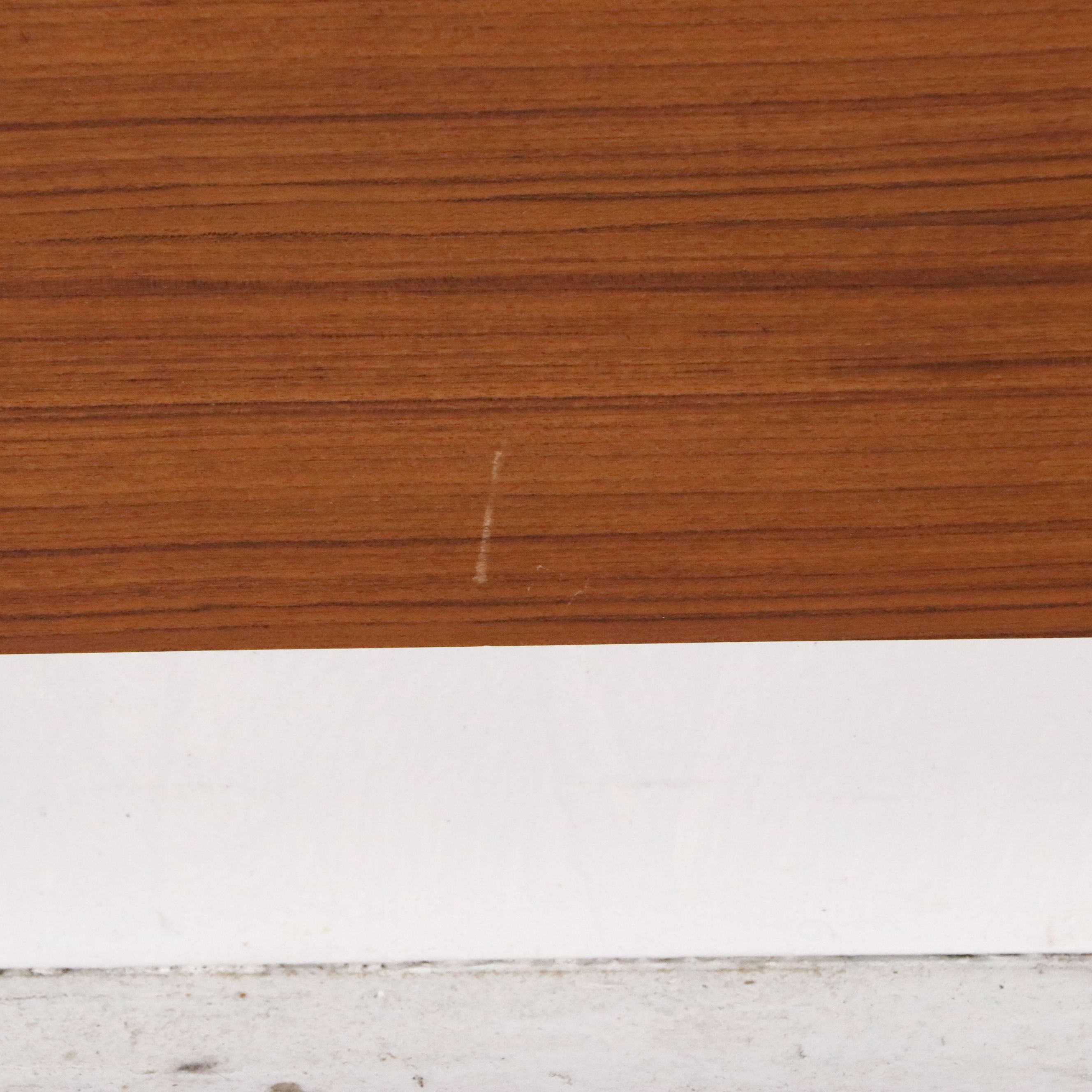 Mid-Century Chinese Style Headboard with Burl Wood and Brass Medallions