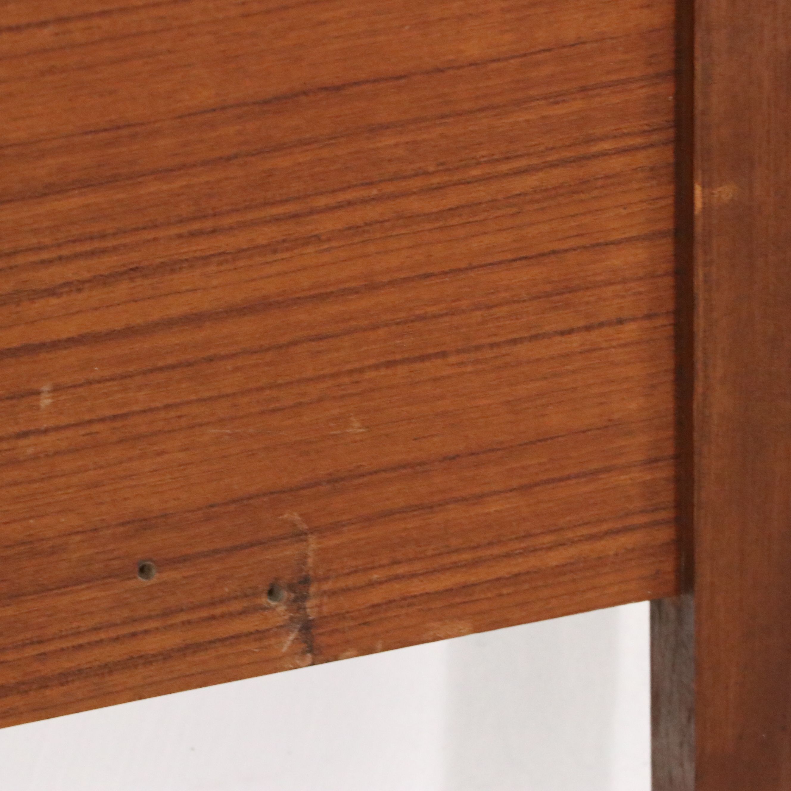 Mid-Century Chinese Style Headboard with Burl Wood and Brass Medallions