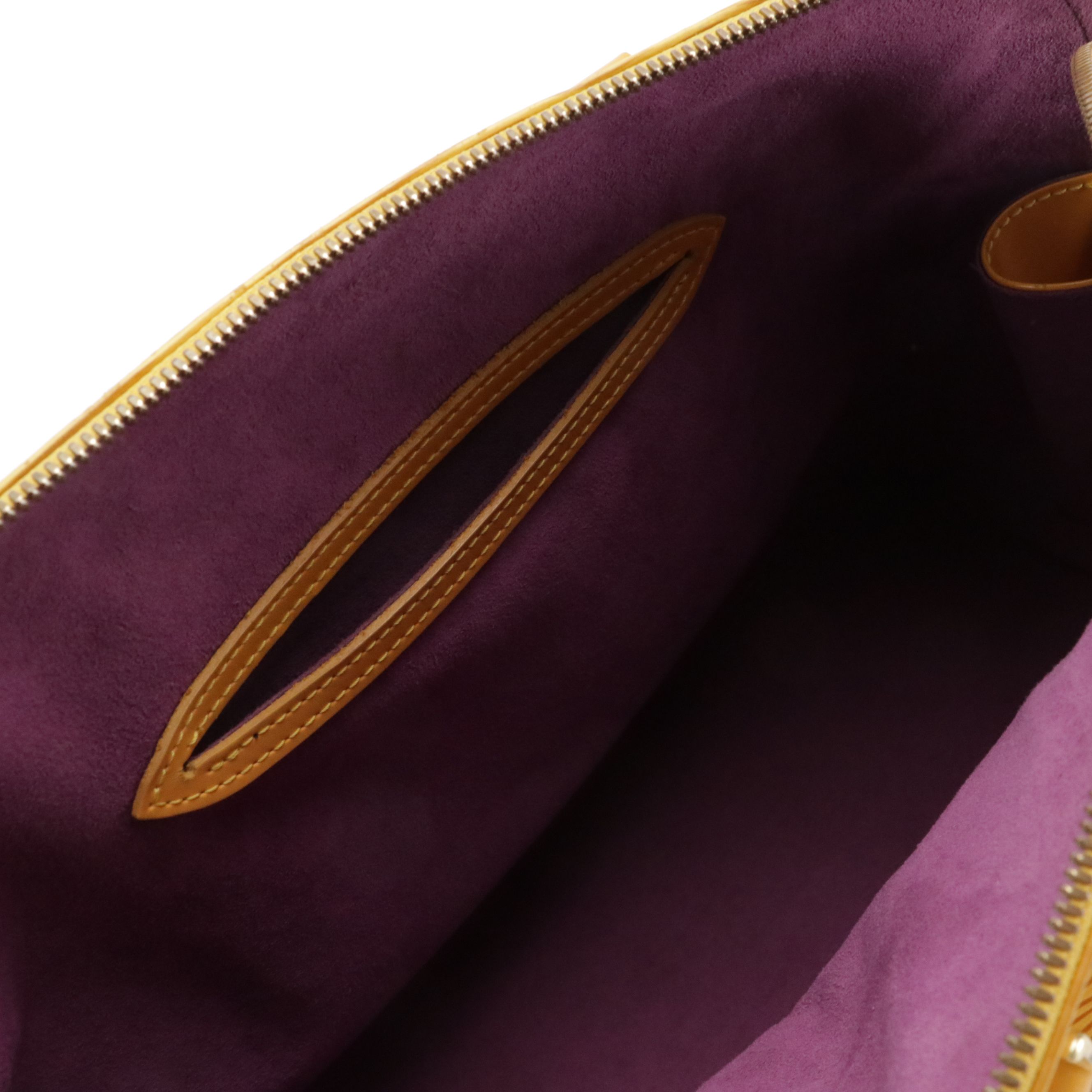 Louis Vuitton Alma PM Handbag in Tassil Yellow Epi Leather