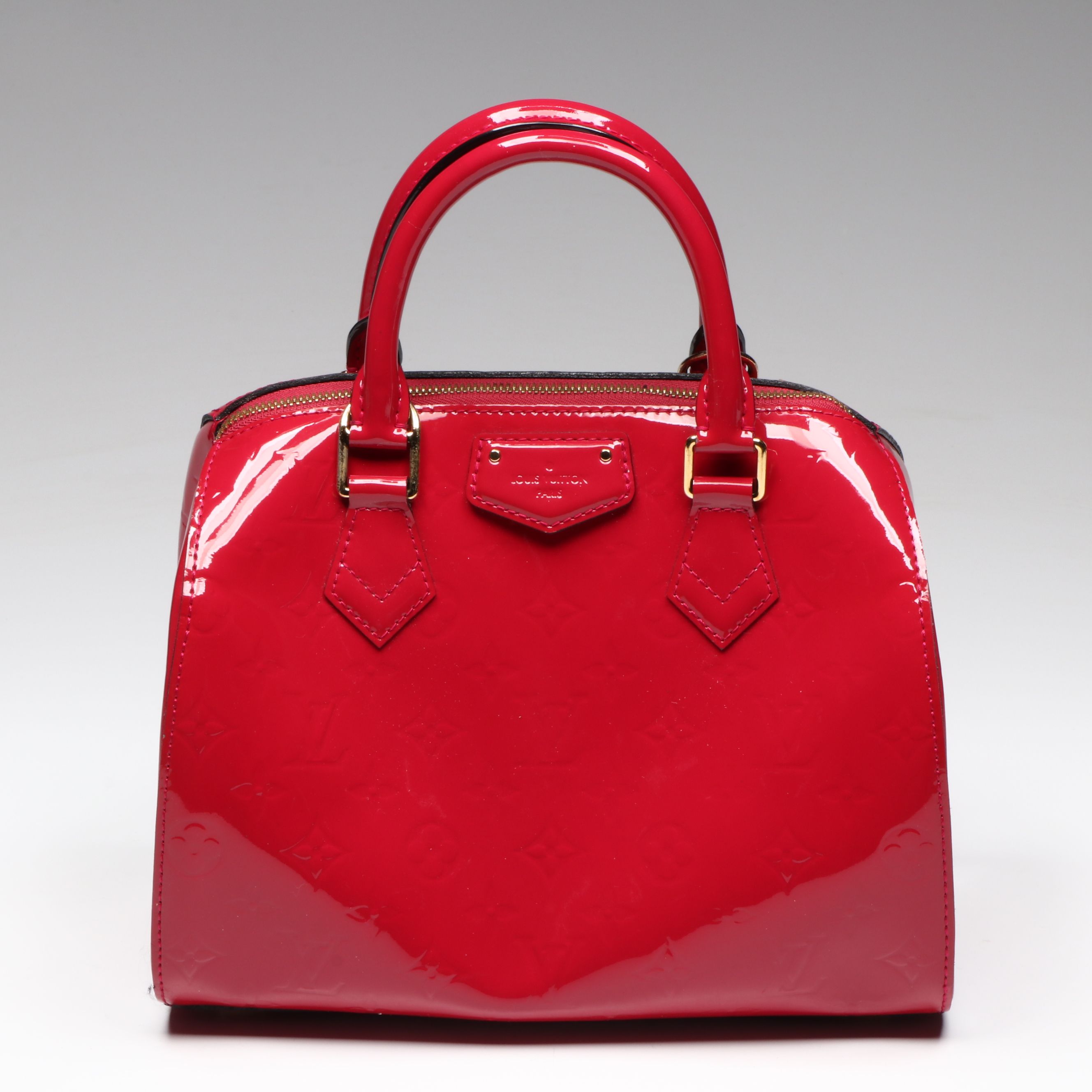 Louis Vuitton Montana Bag in Pomme d'Amour Monogram Vernis Leather