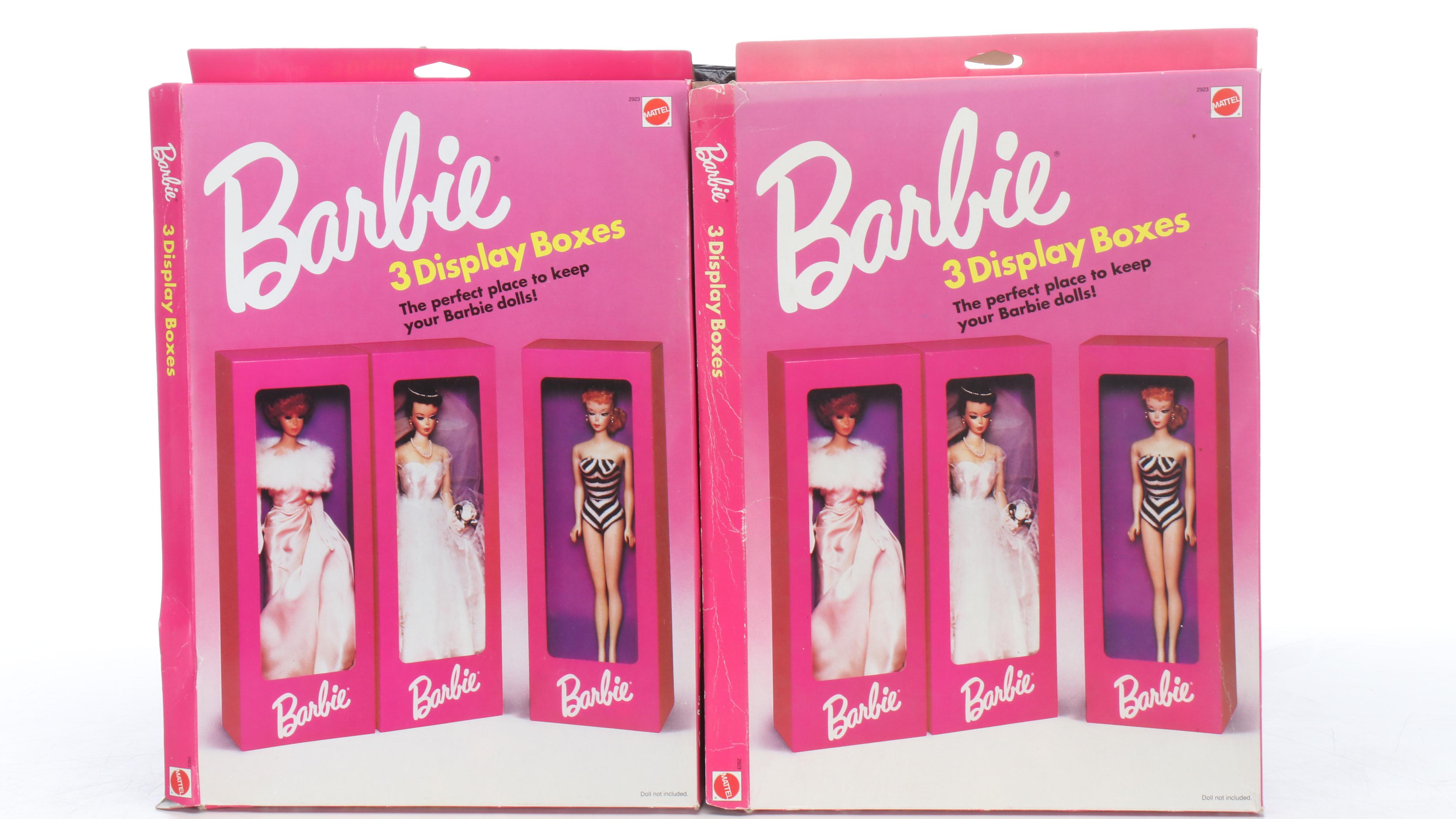 "Barbie or Hot Wheels" Happy Meal Sets with More Promotional Signs and Dolls