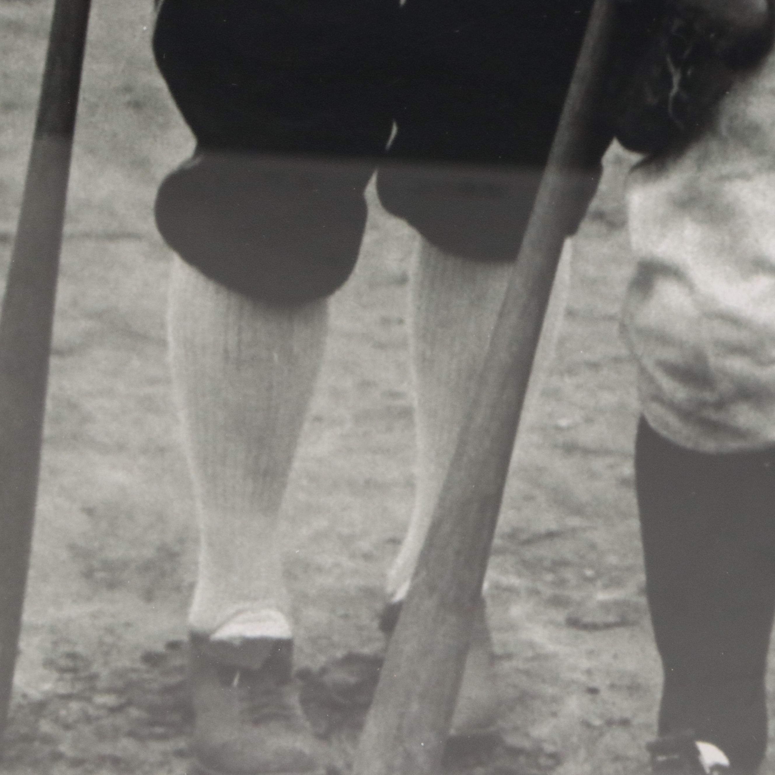 Reproduction Photograph of Babe Ruth and Lou Gehrig From Barnstorming Tour