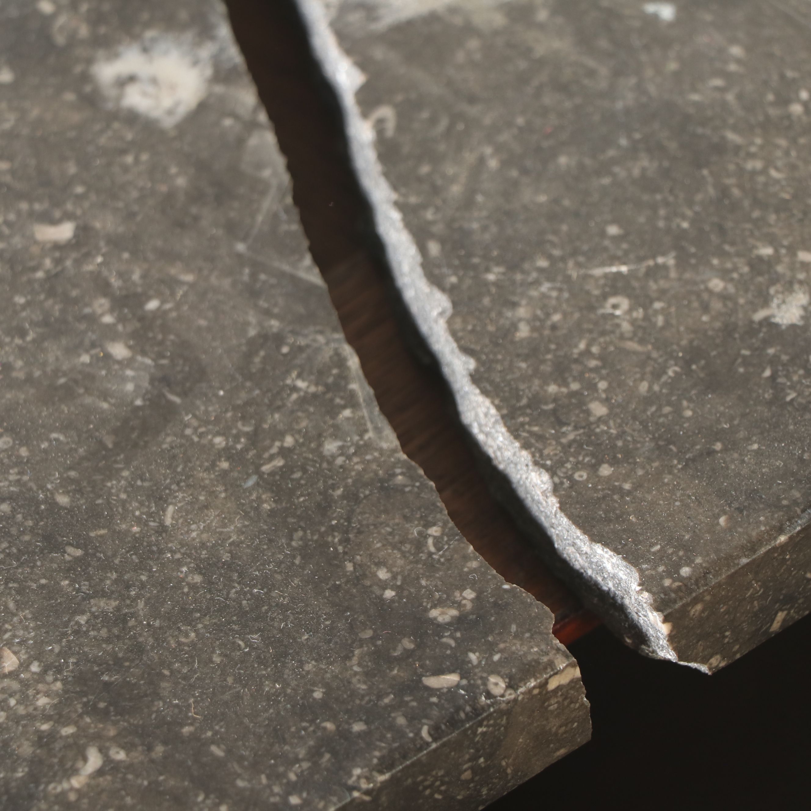 French Louis Philippe Flame Mahogany Commode with Marble Top, 19th Century