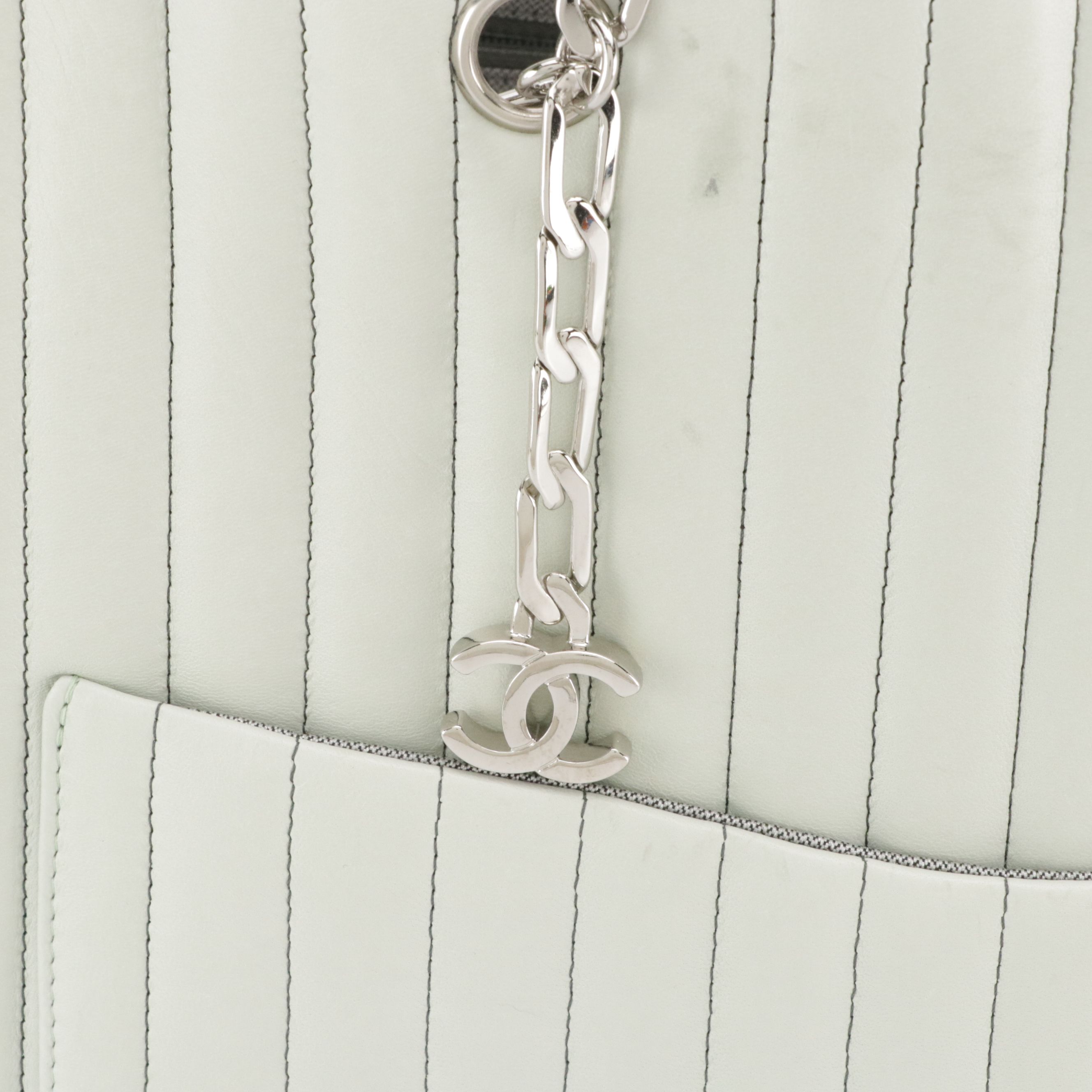 Chanel Mademoiselle Ligne Lambskin Leather Tote Bag