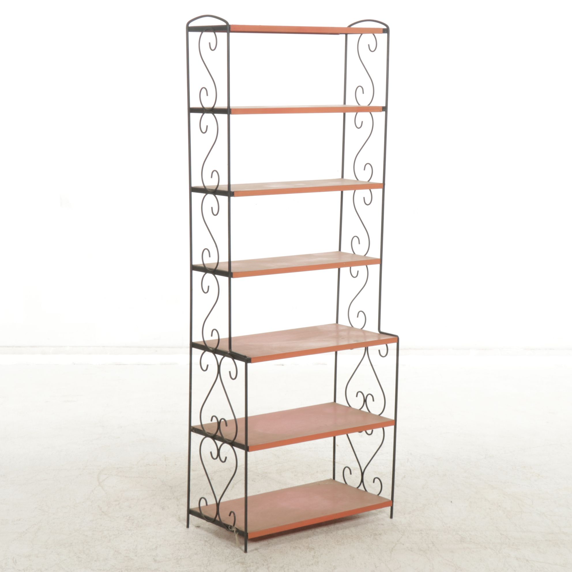 Metal Display Shelf, Mid-20th Century