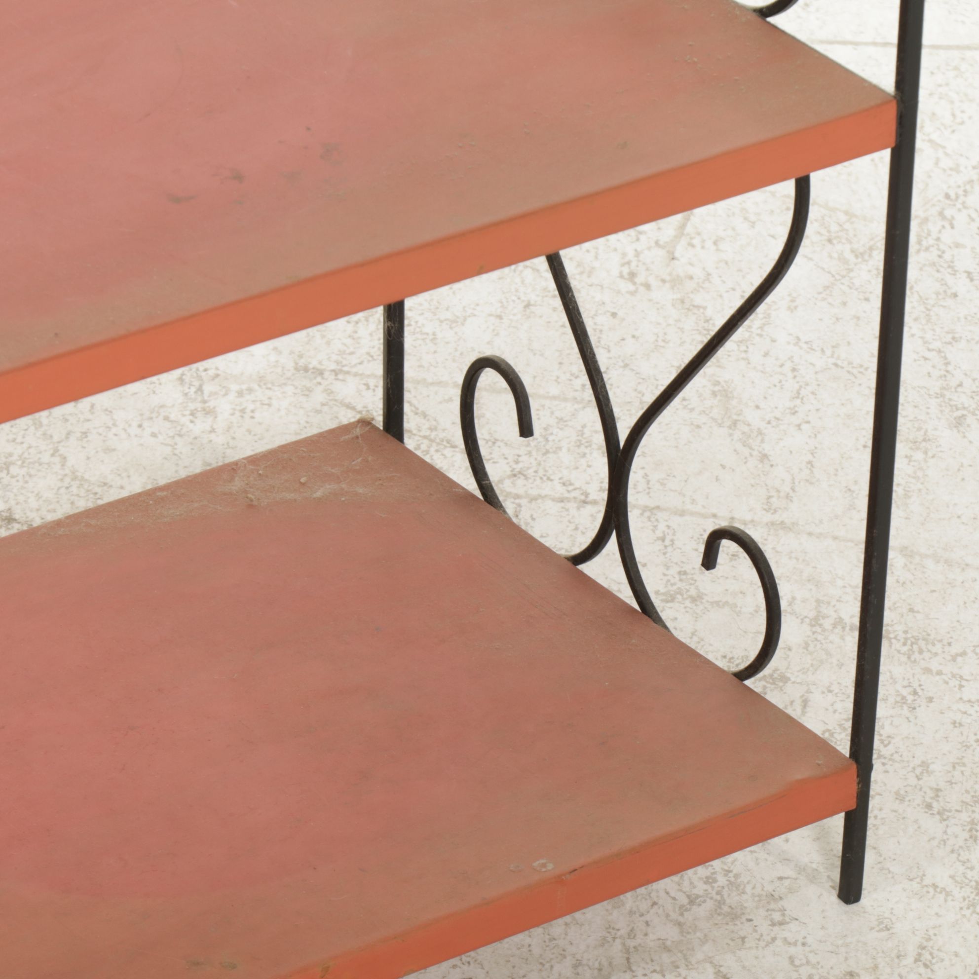 Metal Display Shelf, Mid-20th Century