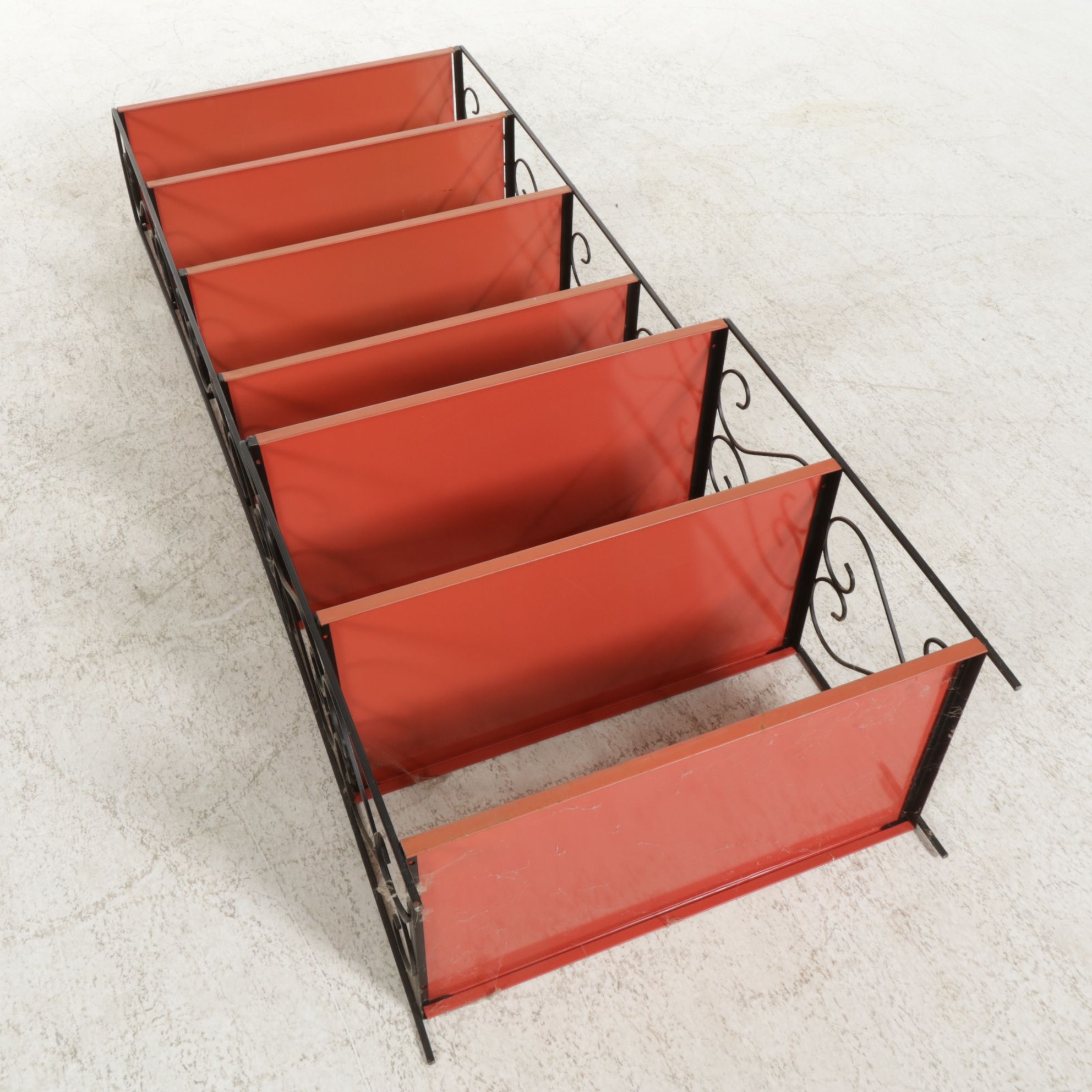 Metal Display Shelf, Mid-20th Century