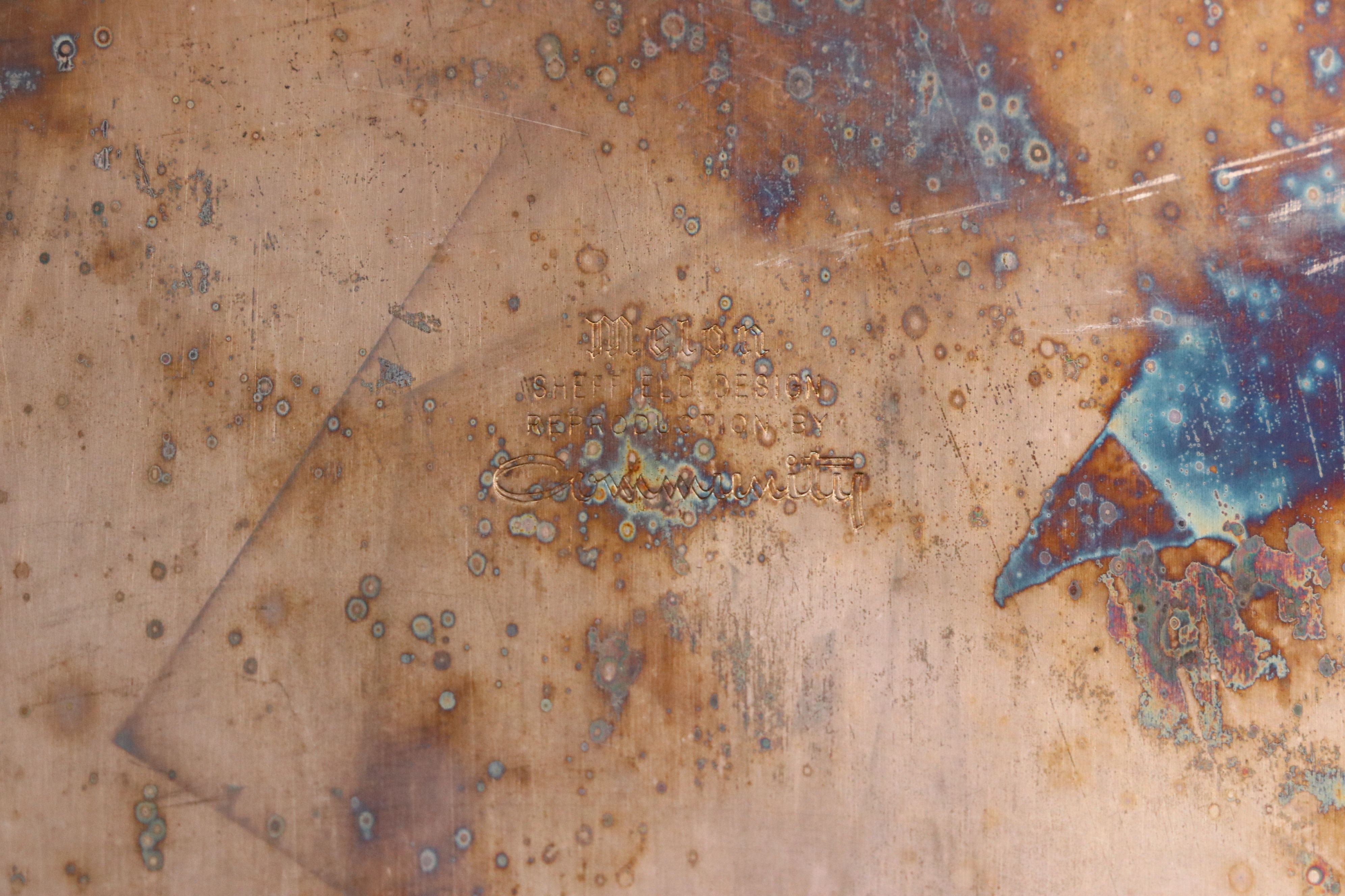 Community "Melon" Silver Plate Tea Service