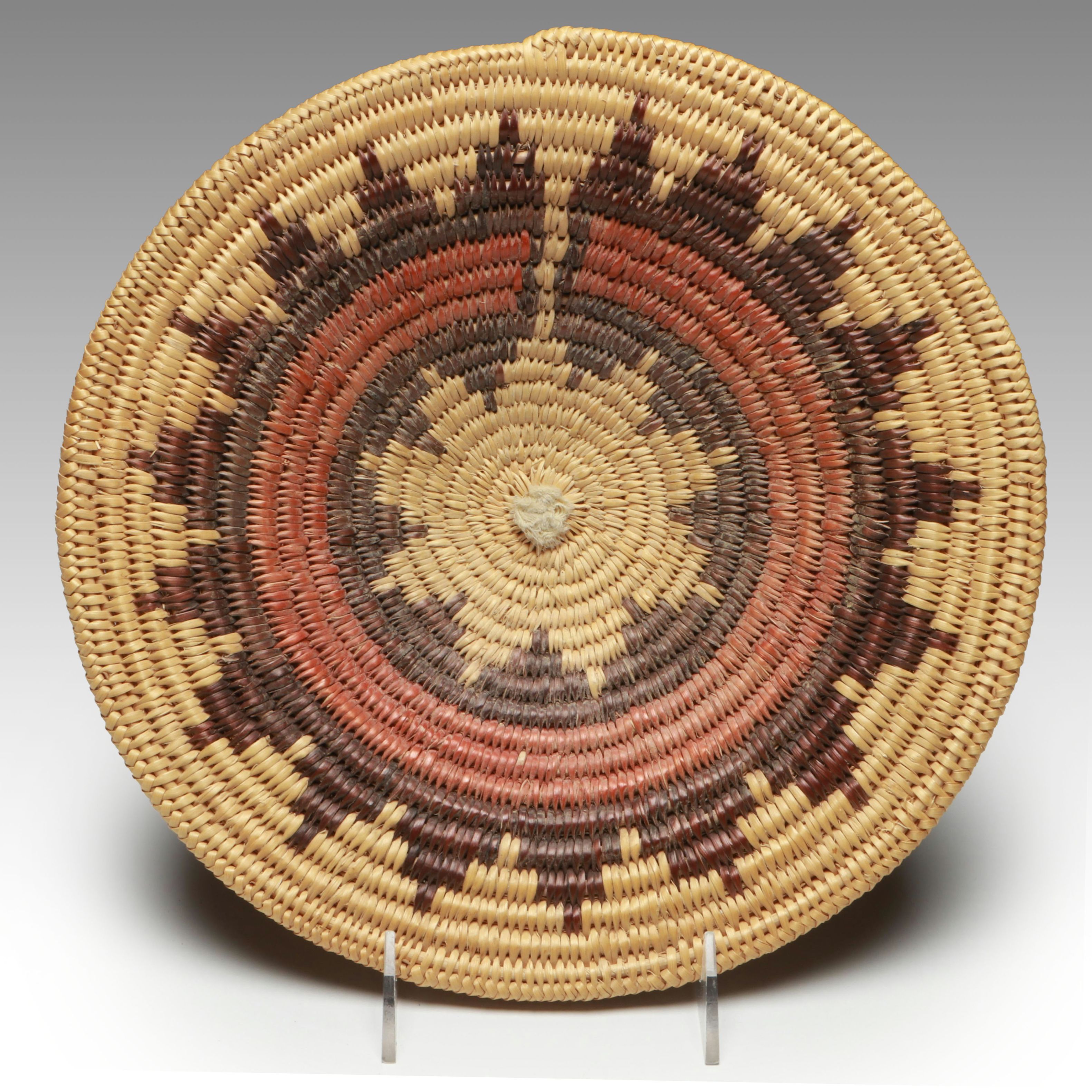 Diné (Navajo) Handwoven Wedding Basket
