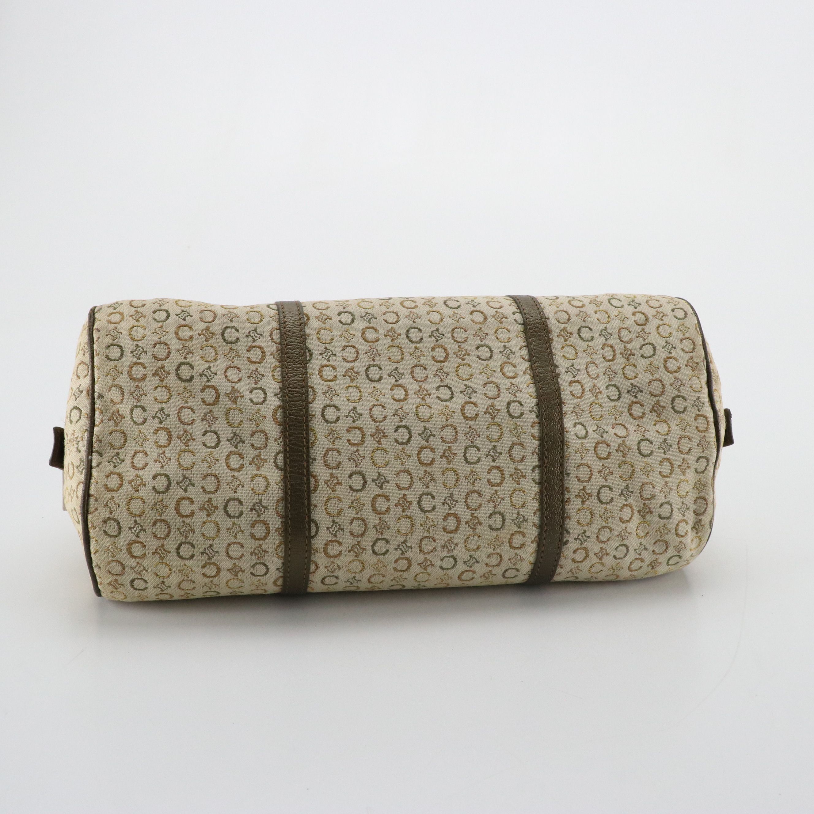 Celine Mini Boston Bag in Monogram Canvas and Leather