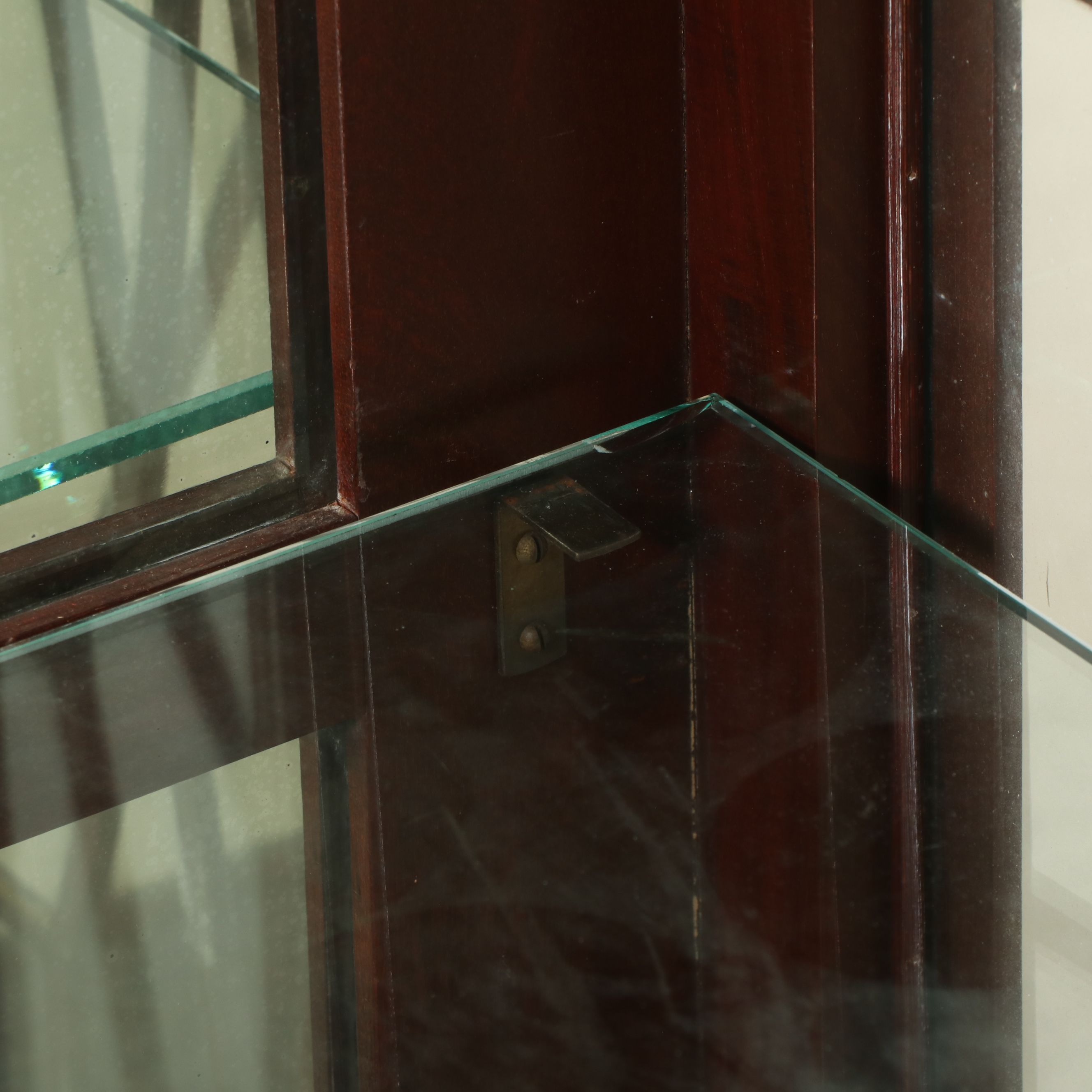 Hepplewhite Style Mahogany China Cabinet