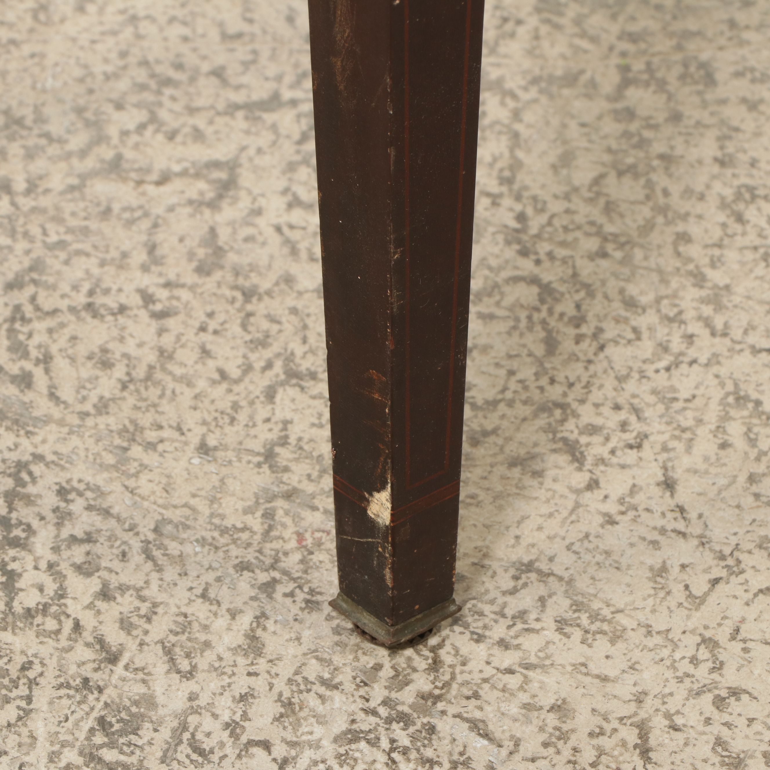 Hepplewhite Style Mahogany China Cabinet